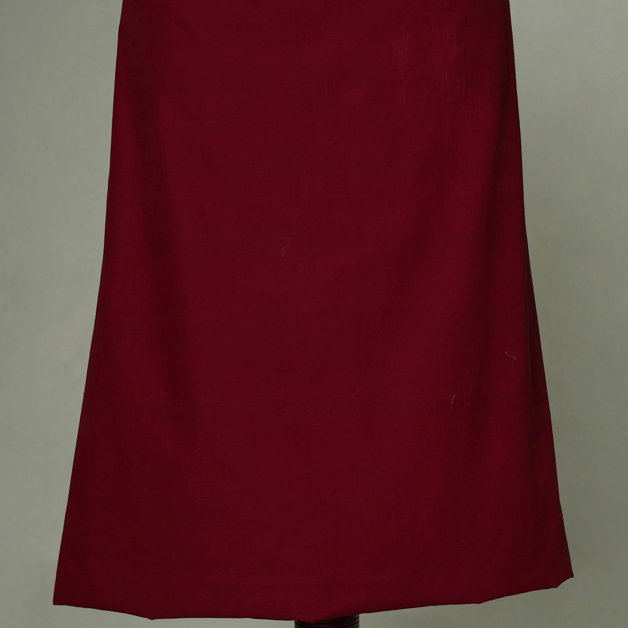 Maroon - Mangalagiri Handloom Cotton Patchwork Unstitched Kurta Material (2.5M) 05 - Image 3