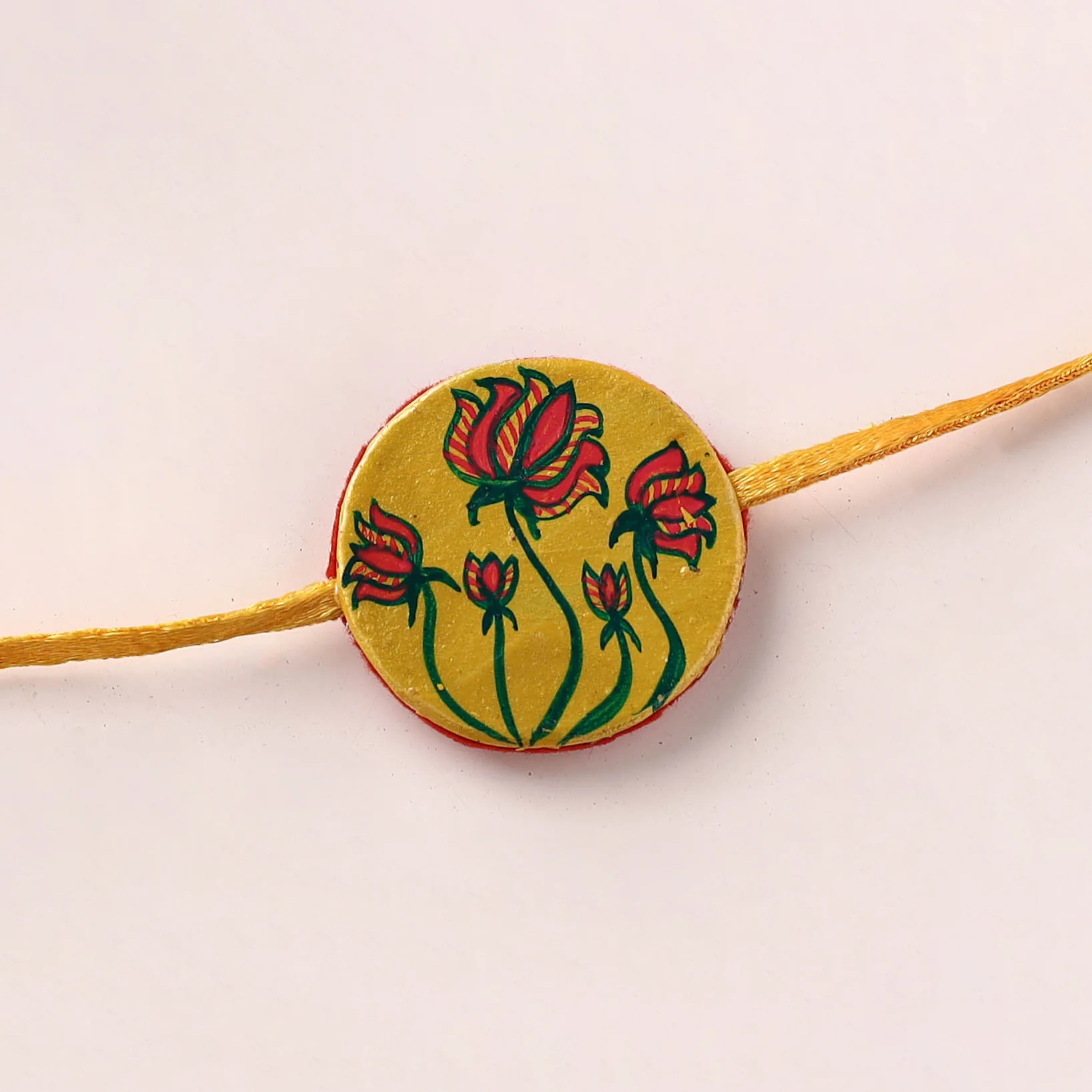 Manjusha Art Handpainted Resin Rakhi 08 - Image 2