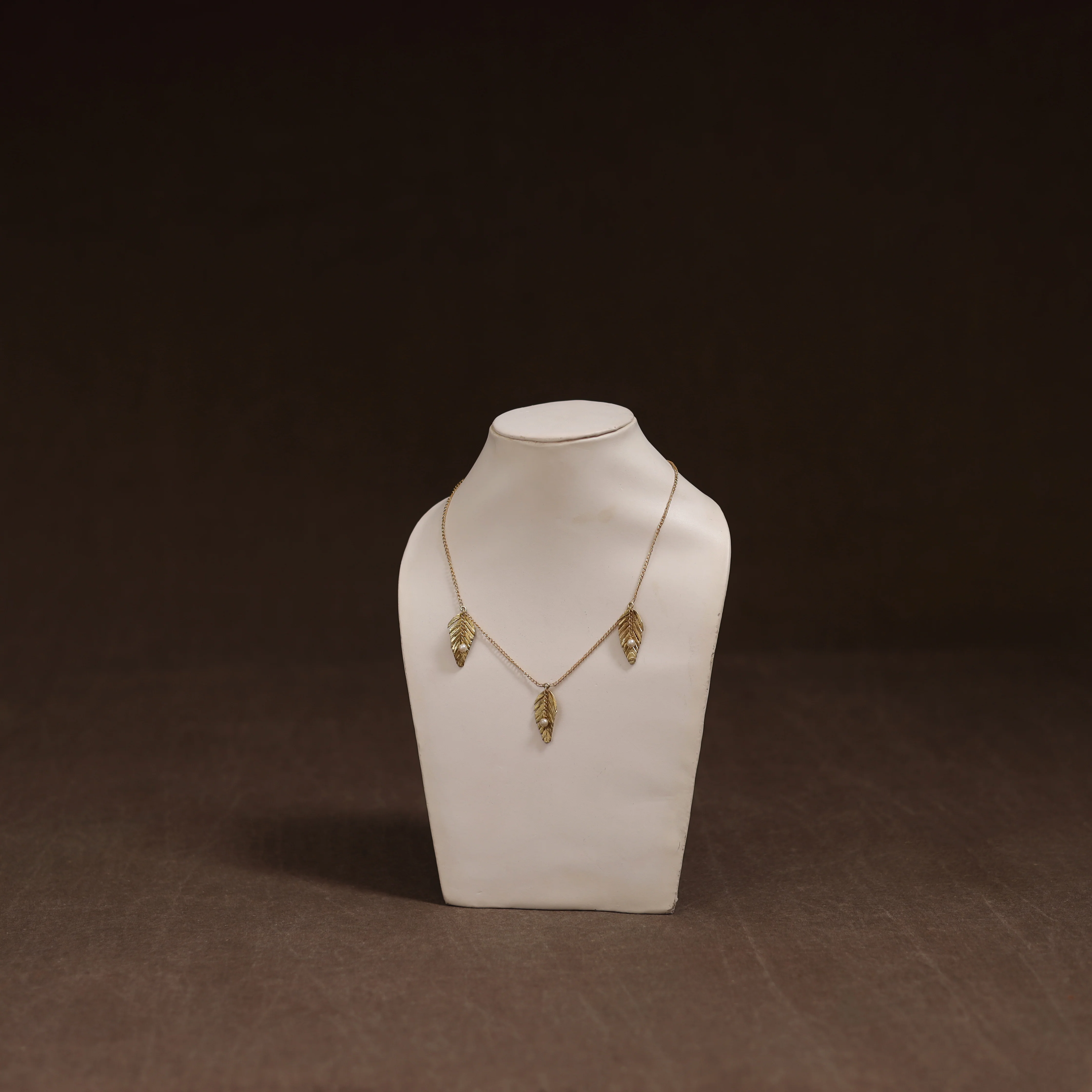 Miharu Tribal Dokra Brass Necklace 01