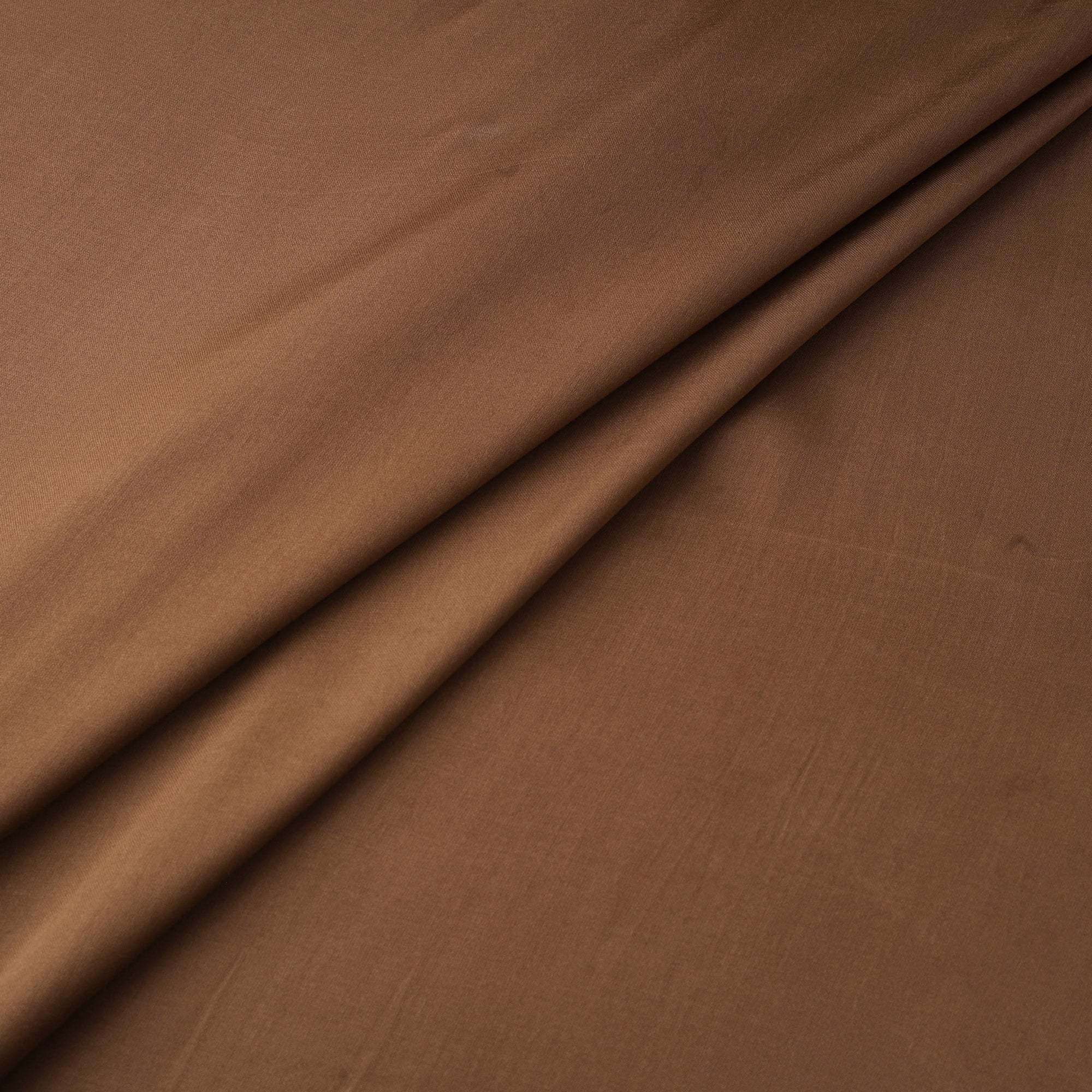 Brown - Modal Silk Plain Fabric 04 - Image 2