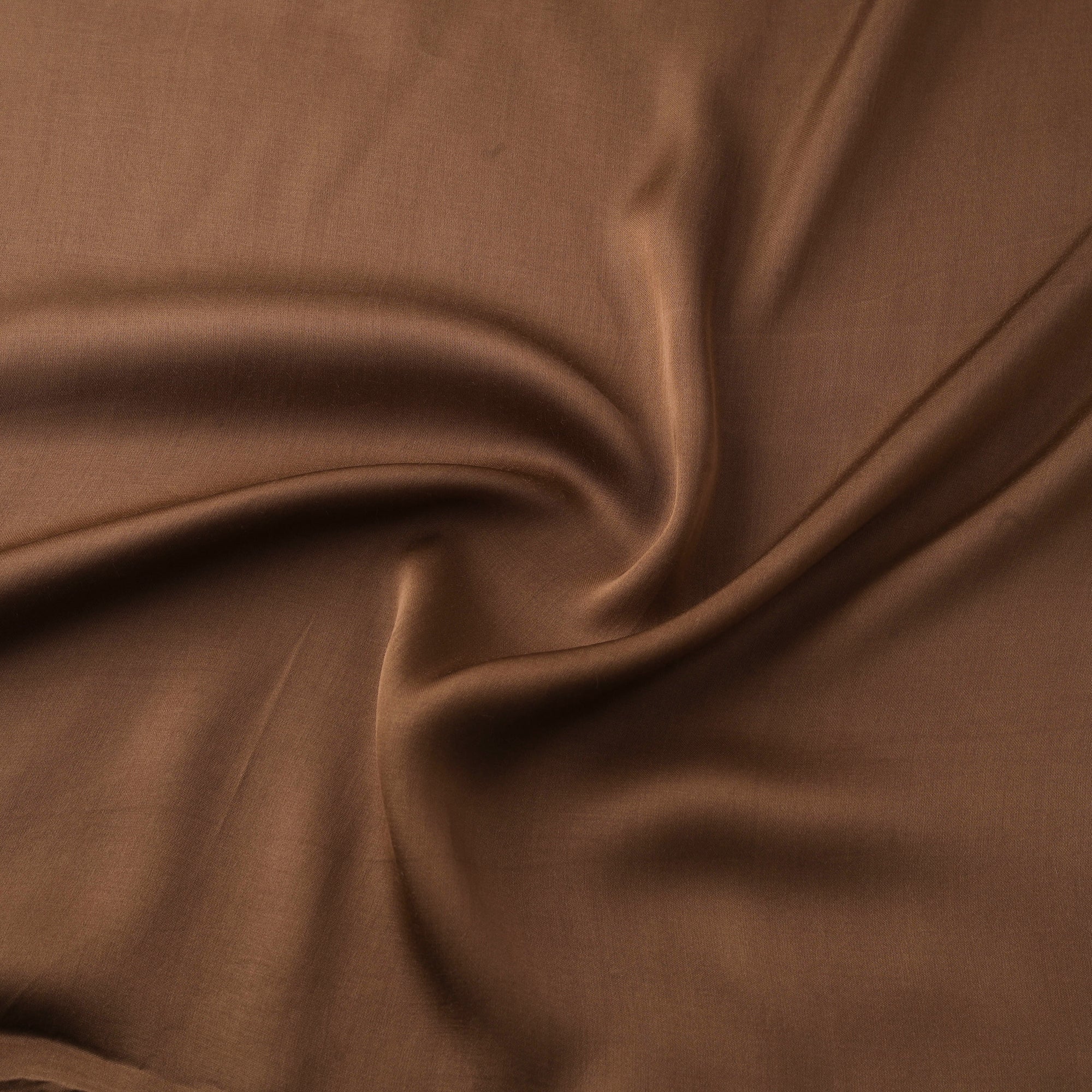 Brown - Modal Silk Plain Fabric 04 - Image 3