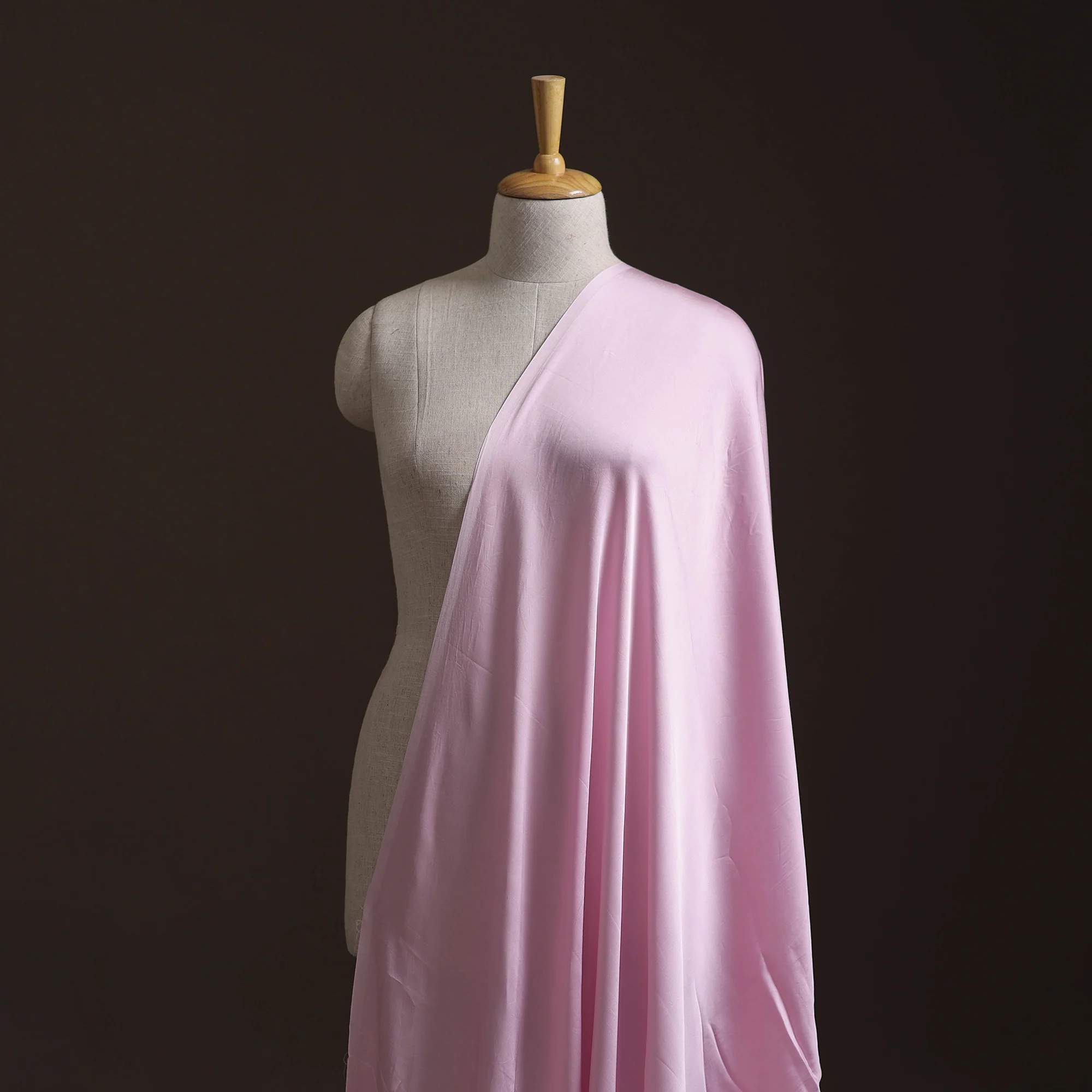 Pink - Modal Silk Plain Fabric 05
