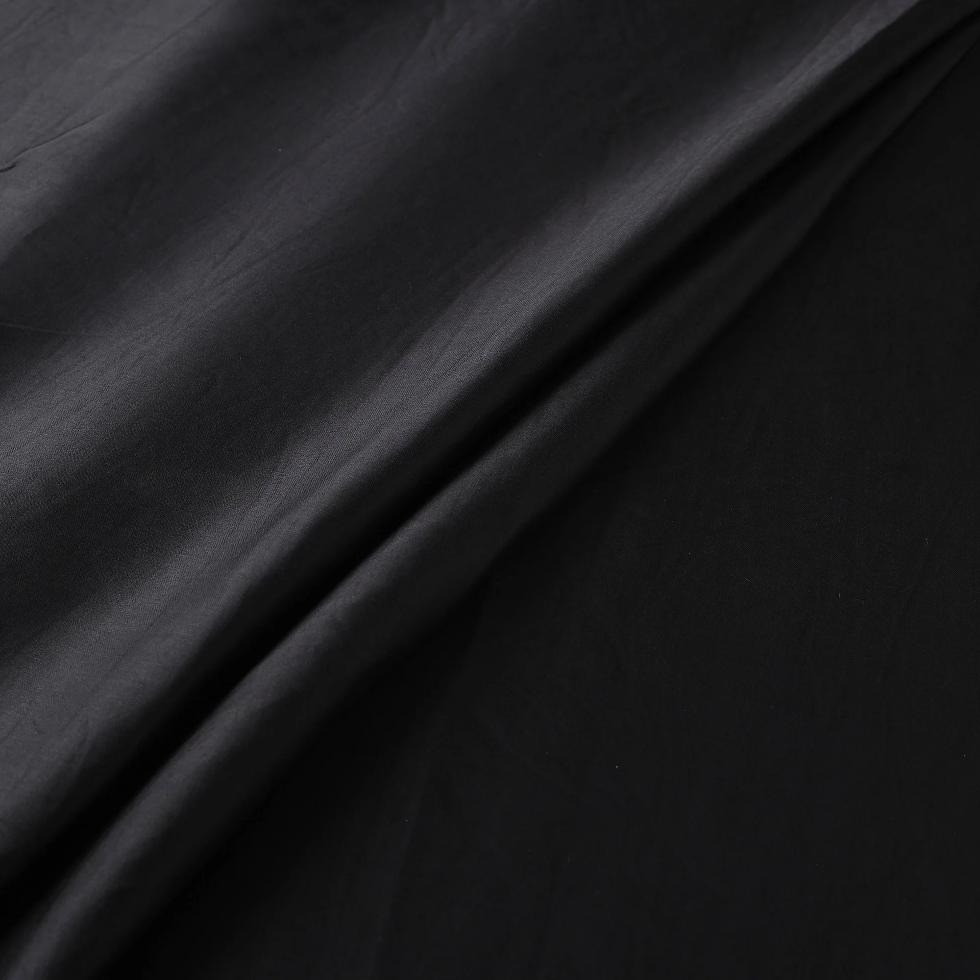 Black - Modal Silk Plain Fabric 06 - Image 2