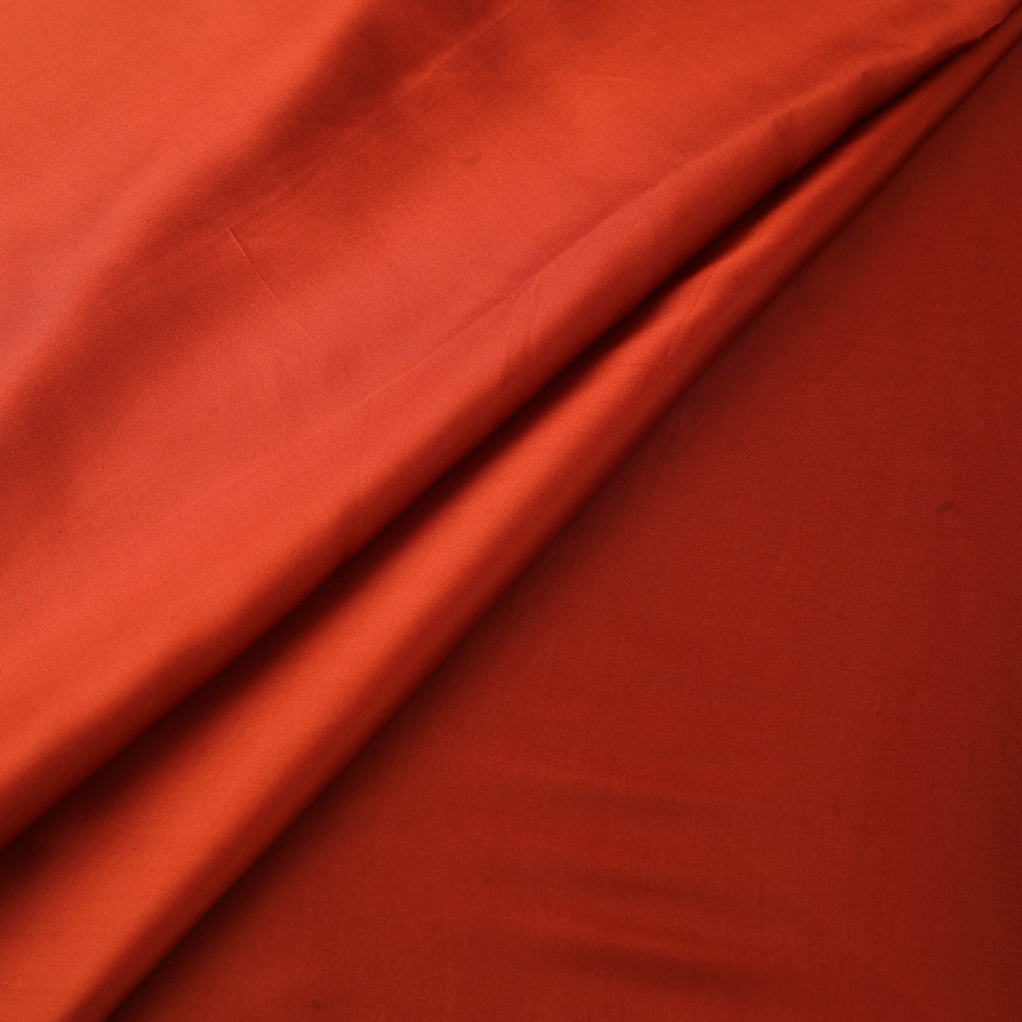 Orange - Modal Silk Plain Fabric 17 - Image 2