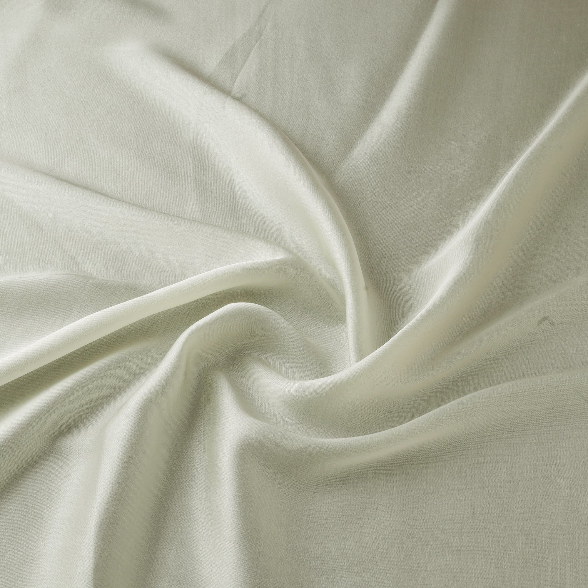 White - Modal Silk Plain Fabric 19 - Image 3