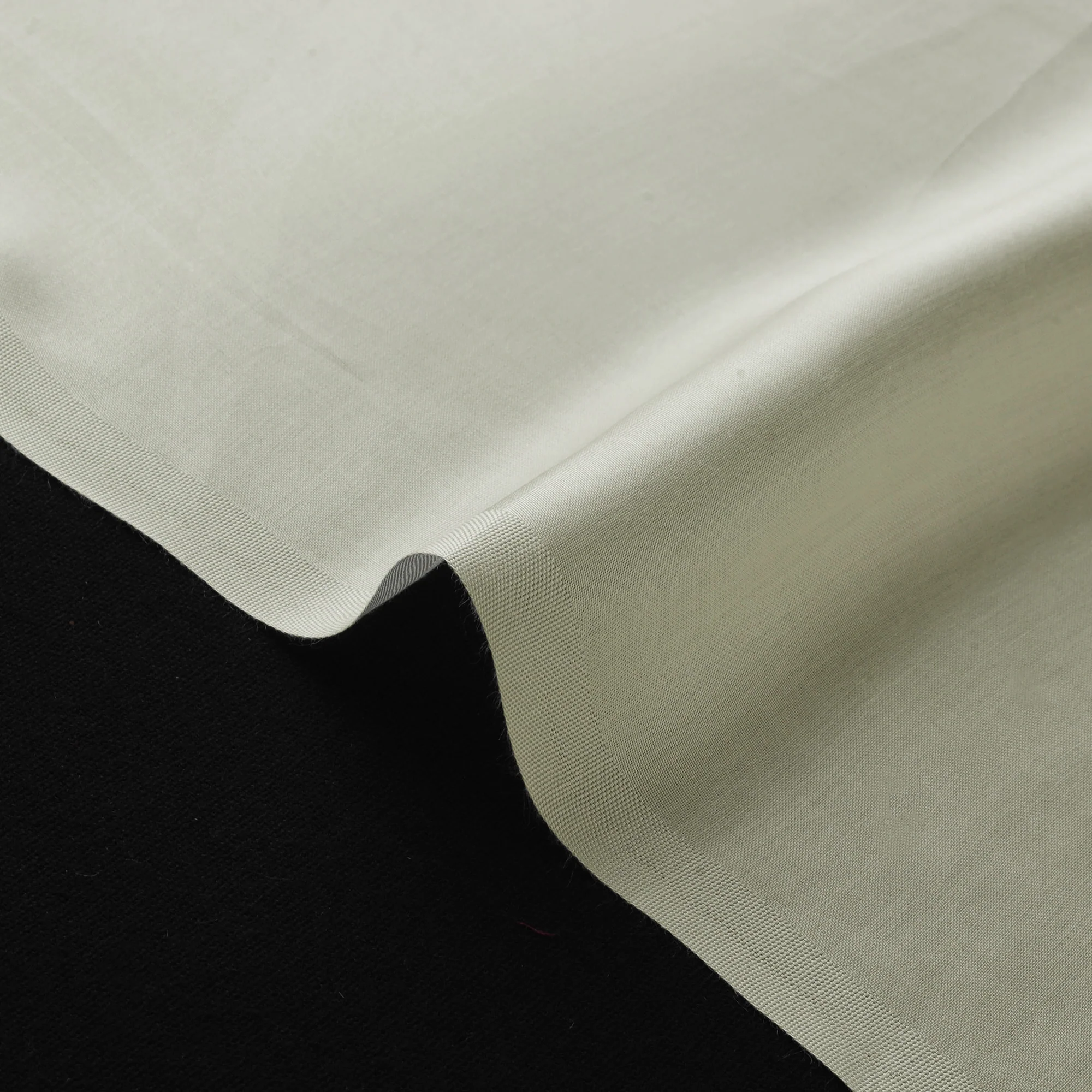 White - Modal Silk Plain Fabric 19 - Image 4