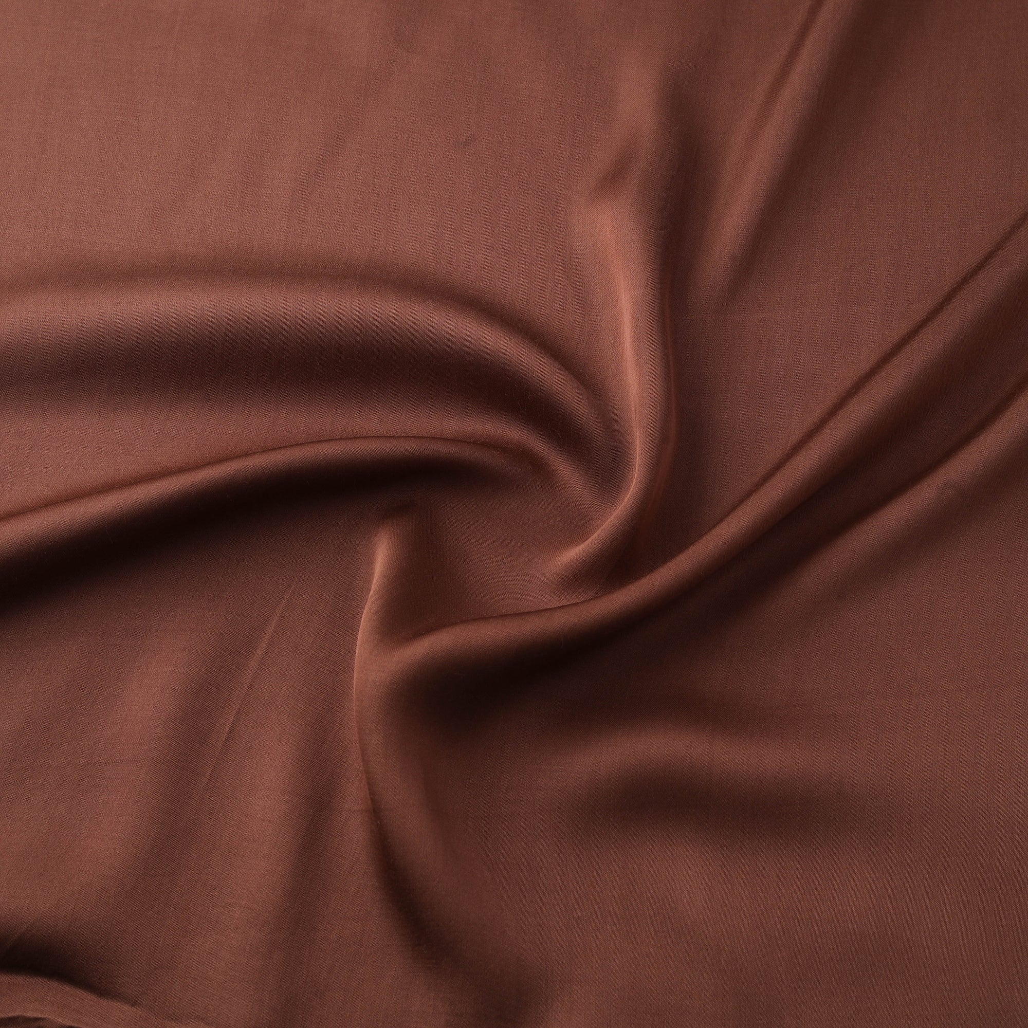 Brown - Modal Silk Plain Fabric 20 - Image 3