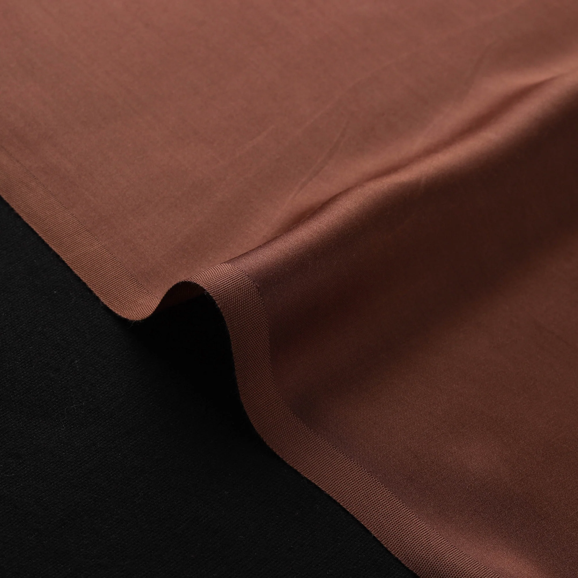Brown - Modal Silk Plain Fabric 20 - Image 4