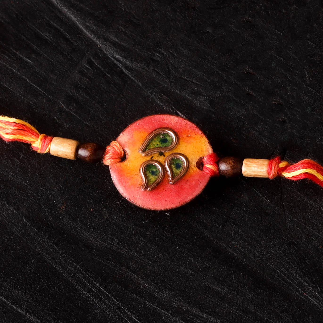 Morpankh - Copper Enamel Rakhi by Ekibeki 25 - Image 2