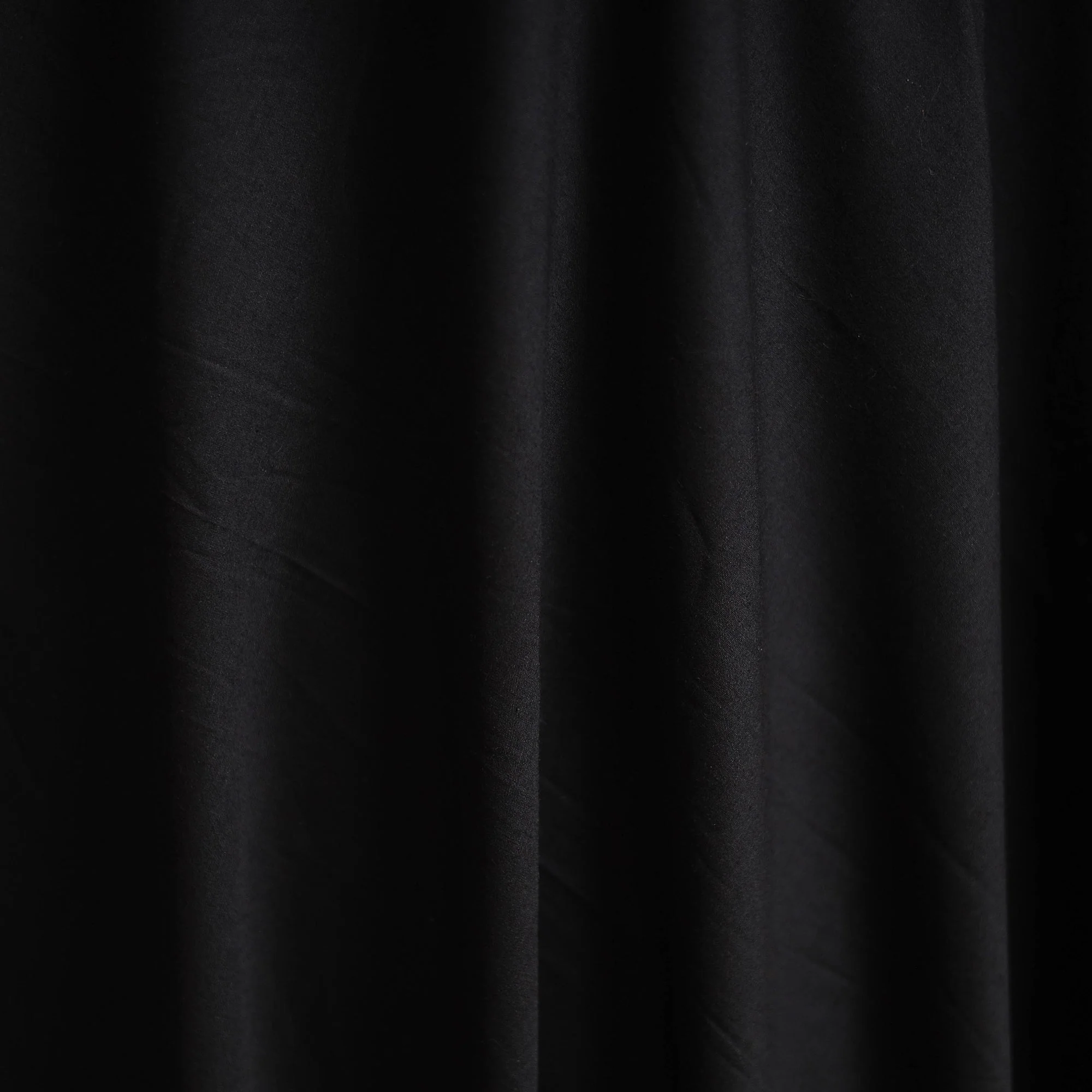 Black - Natural Dyed Cotton Plain Fabric 03 - Image 3