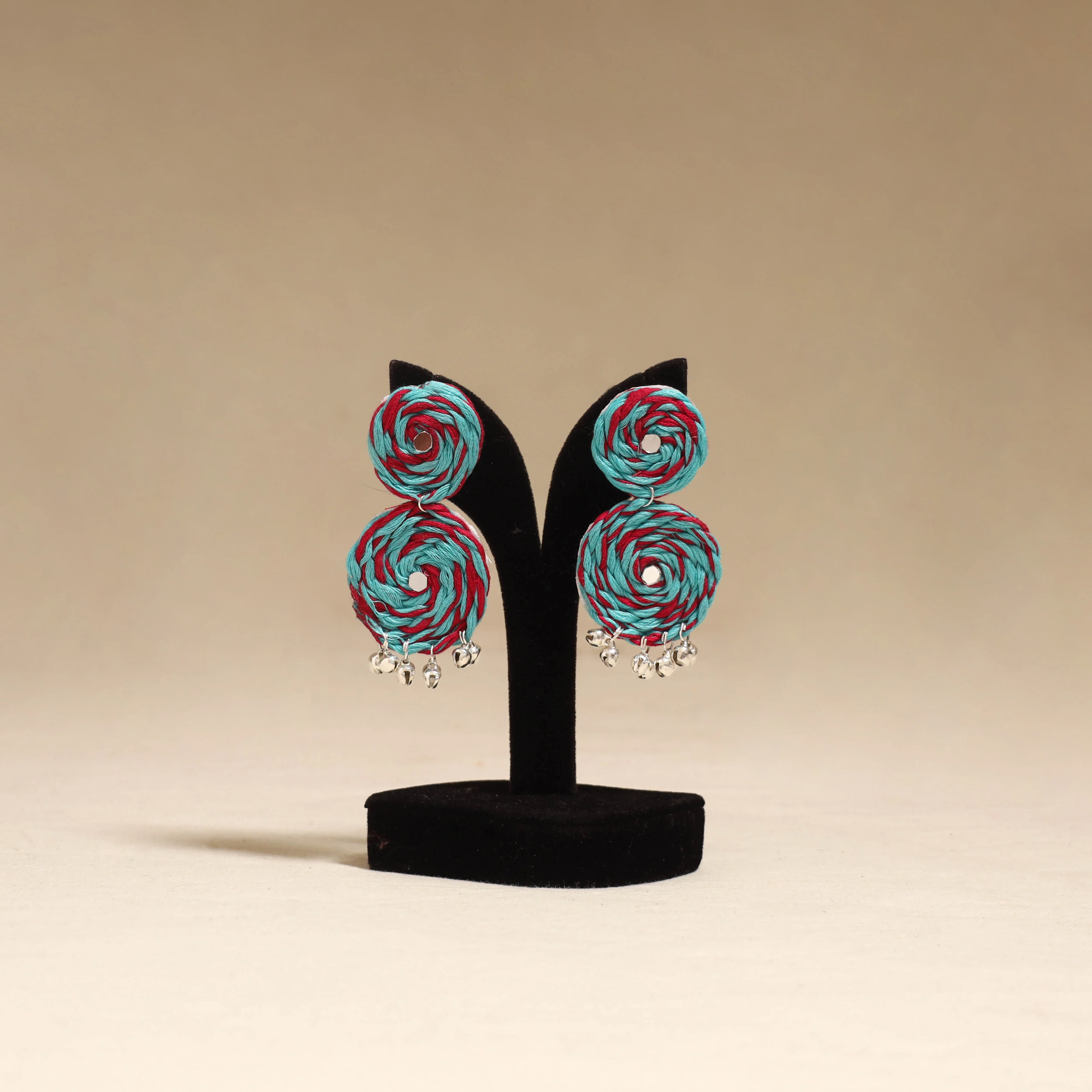 Multicolor - Navya Ghungroo Work Thread Earrings