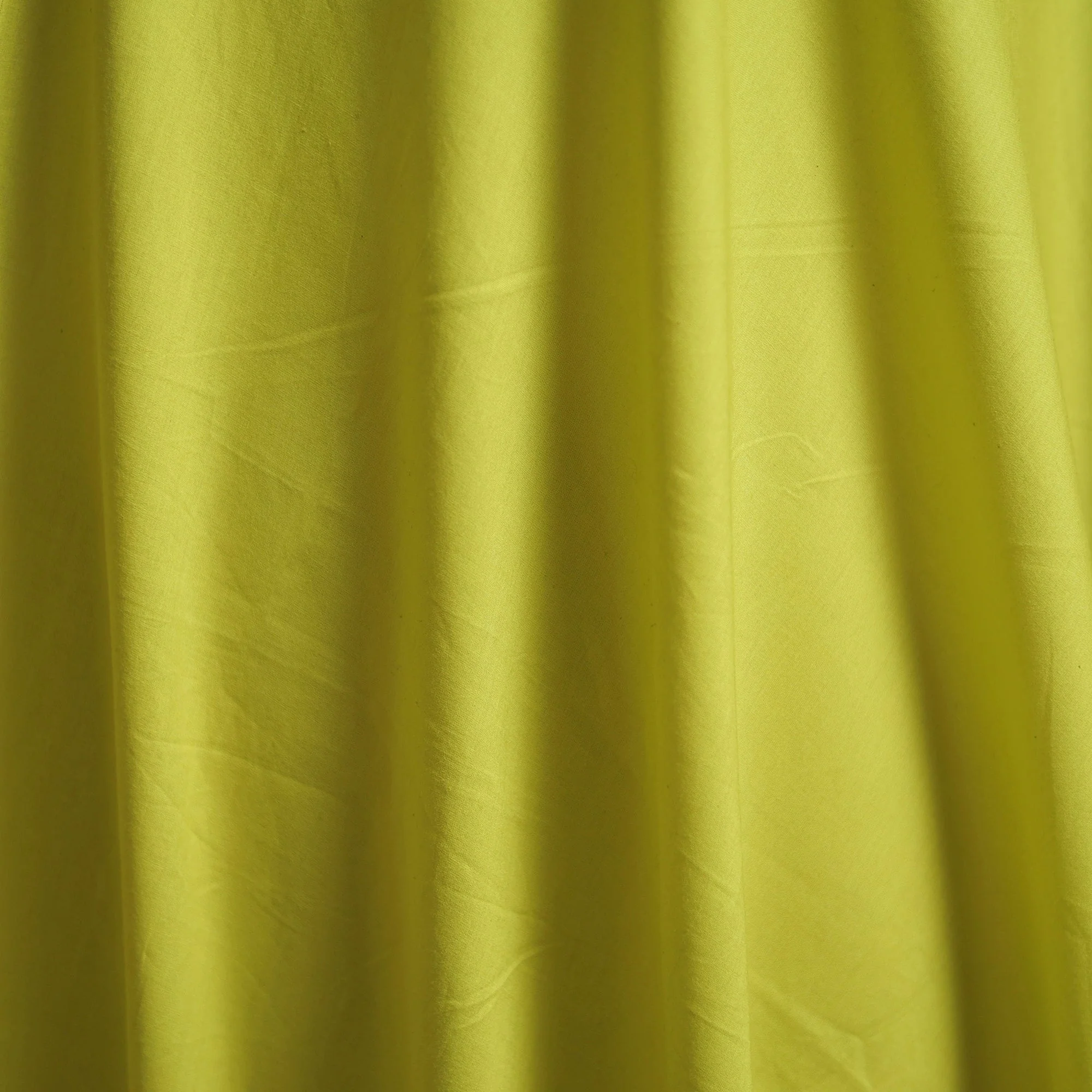 Yellow -  Prewashed Dyed Cotton Plain Fabric 38 - Image 3