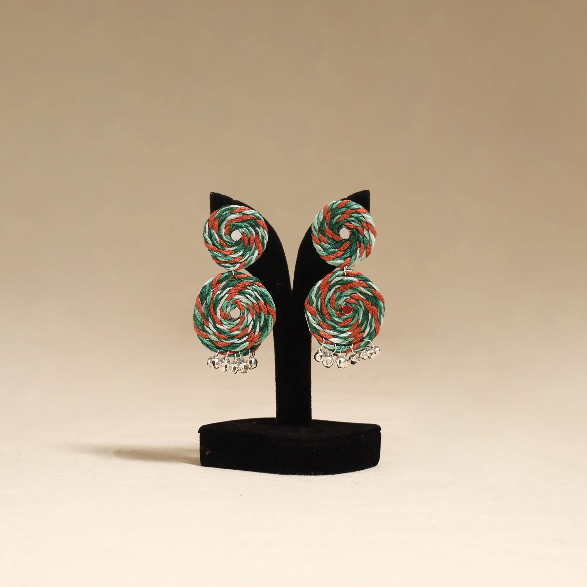 Multicolor - Nikhat Ghungroo Work Thread Earrings