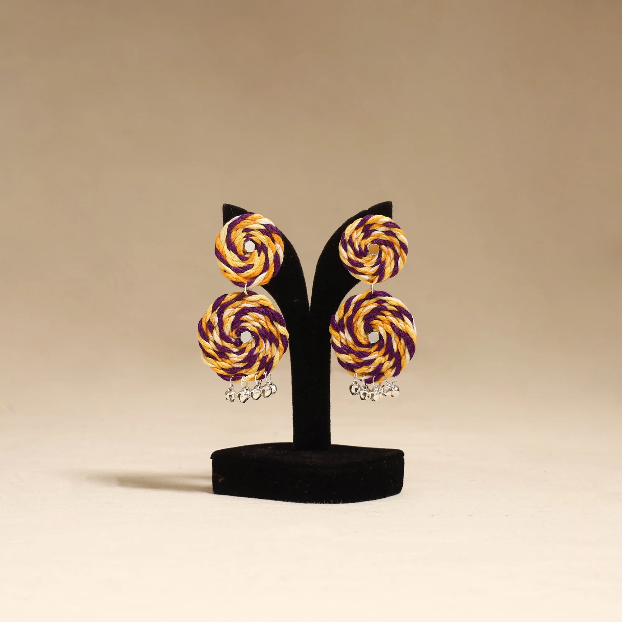 Multicolor - Noor Ghungroo Work Thread Earrings