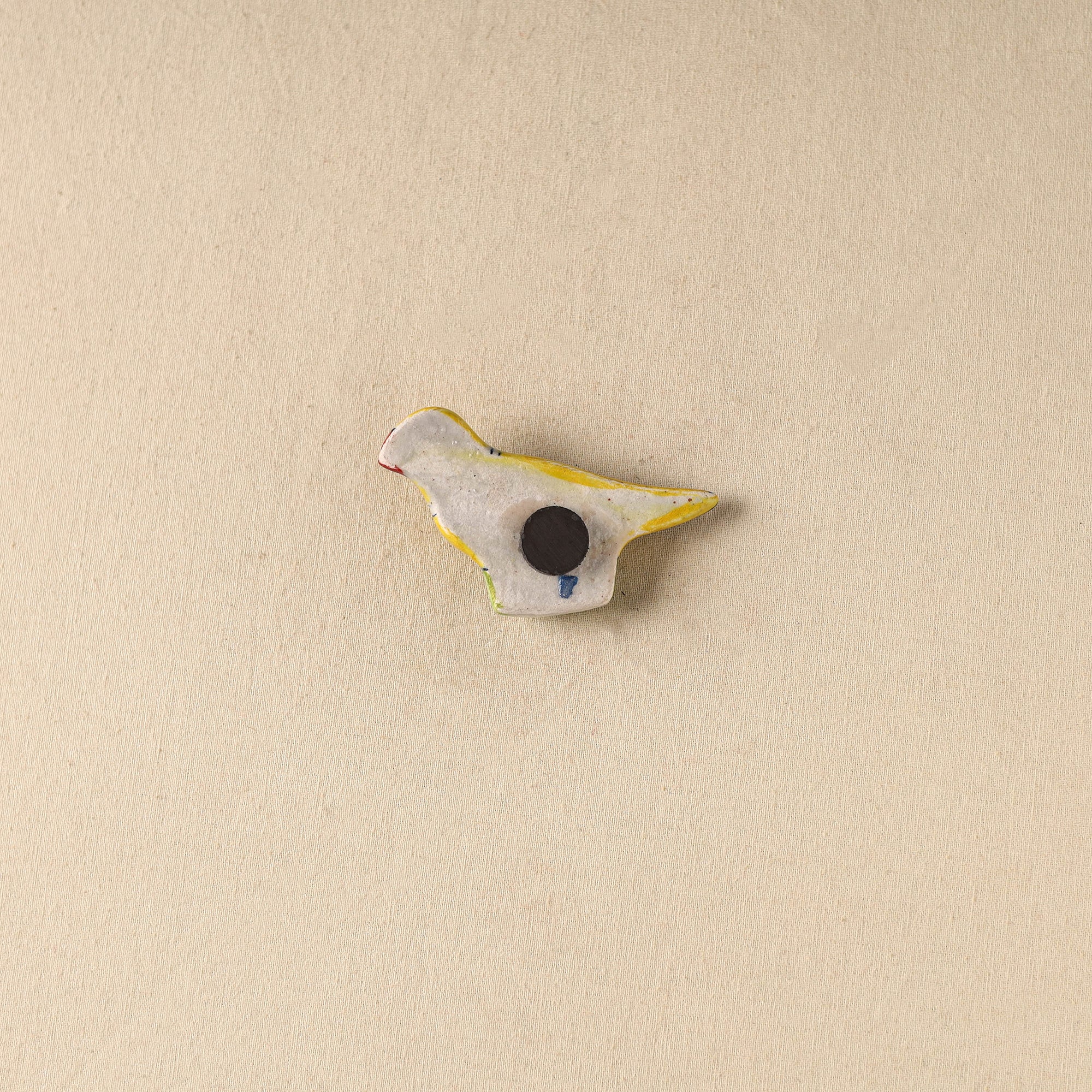Yellow - Parrot Original Blue Pottery Ceramic Fridge Magnet 101 - Image 2