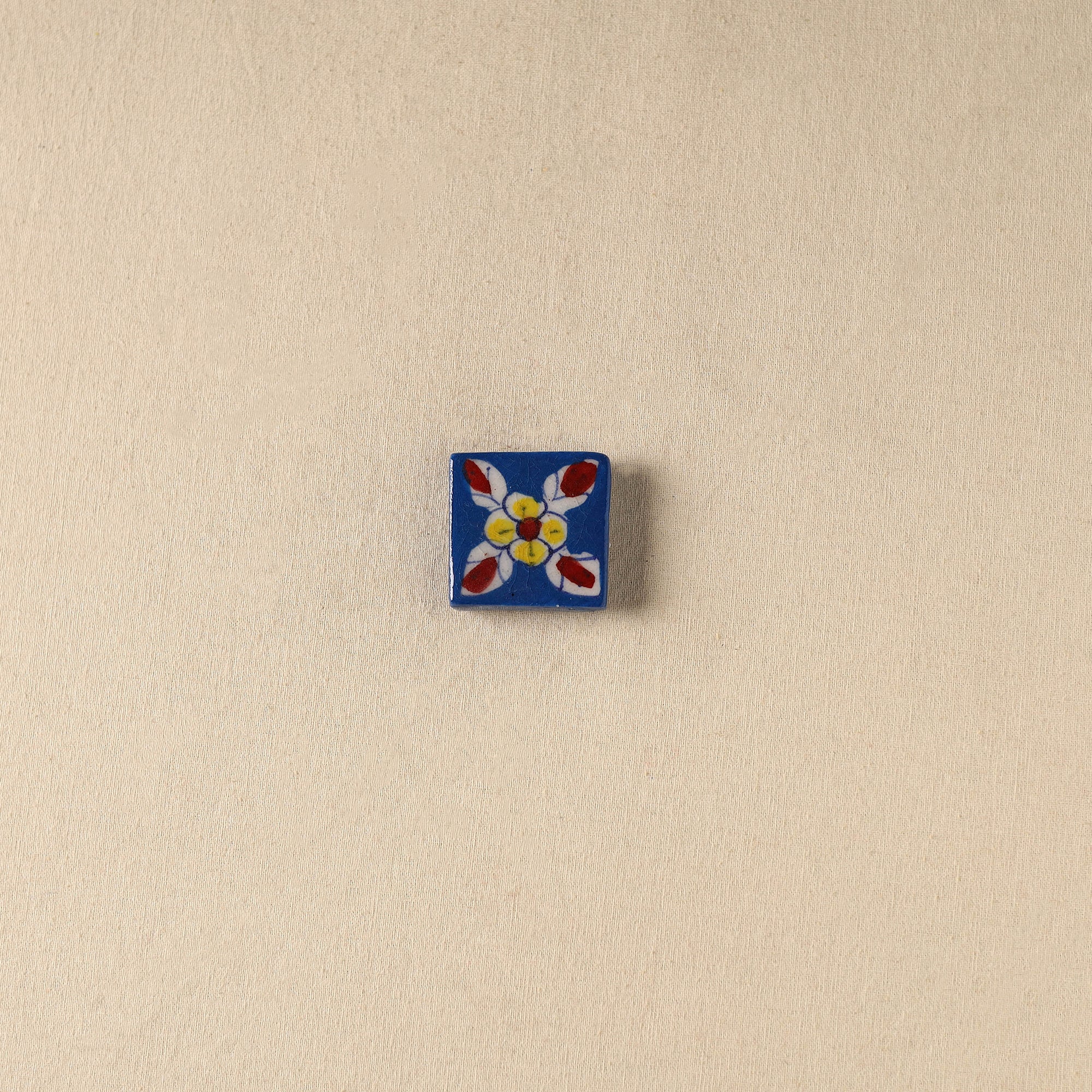 Blue - Original Blue Pottery Ceramic Fridge Magnet 38
