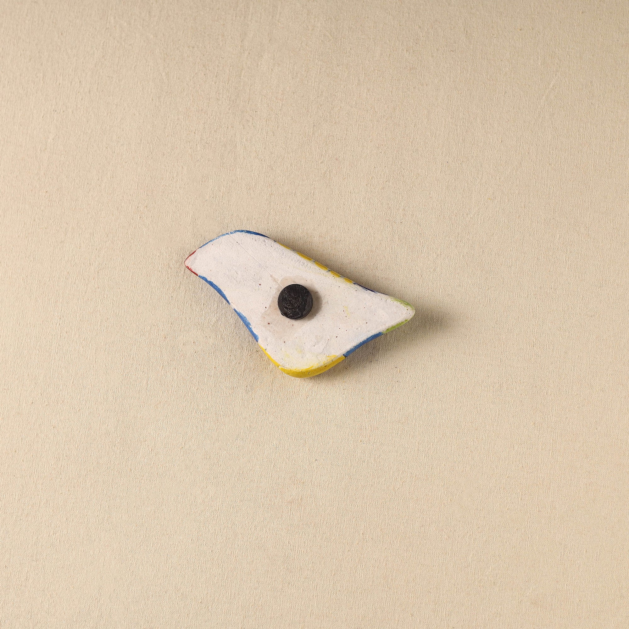 Blue - Bird Original Blue Pottery Ceramic Fridge Magnet 65 - Image 2