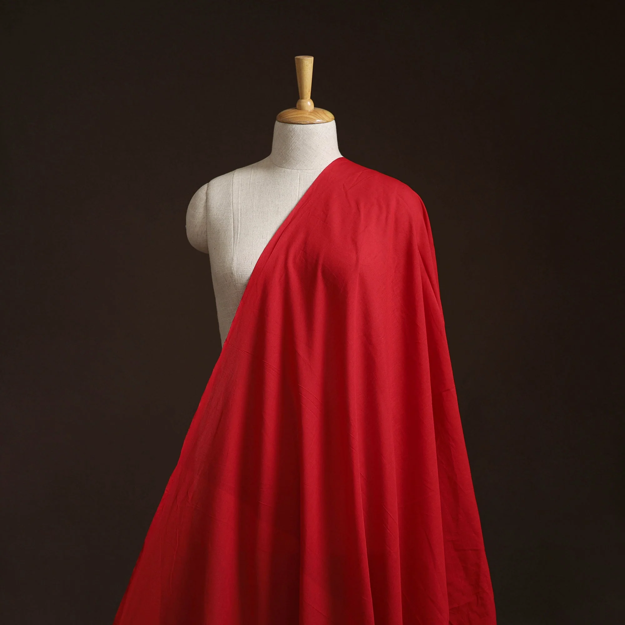 Red - Plain Cotton Fabric 18