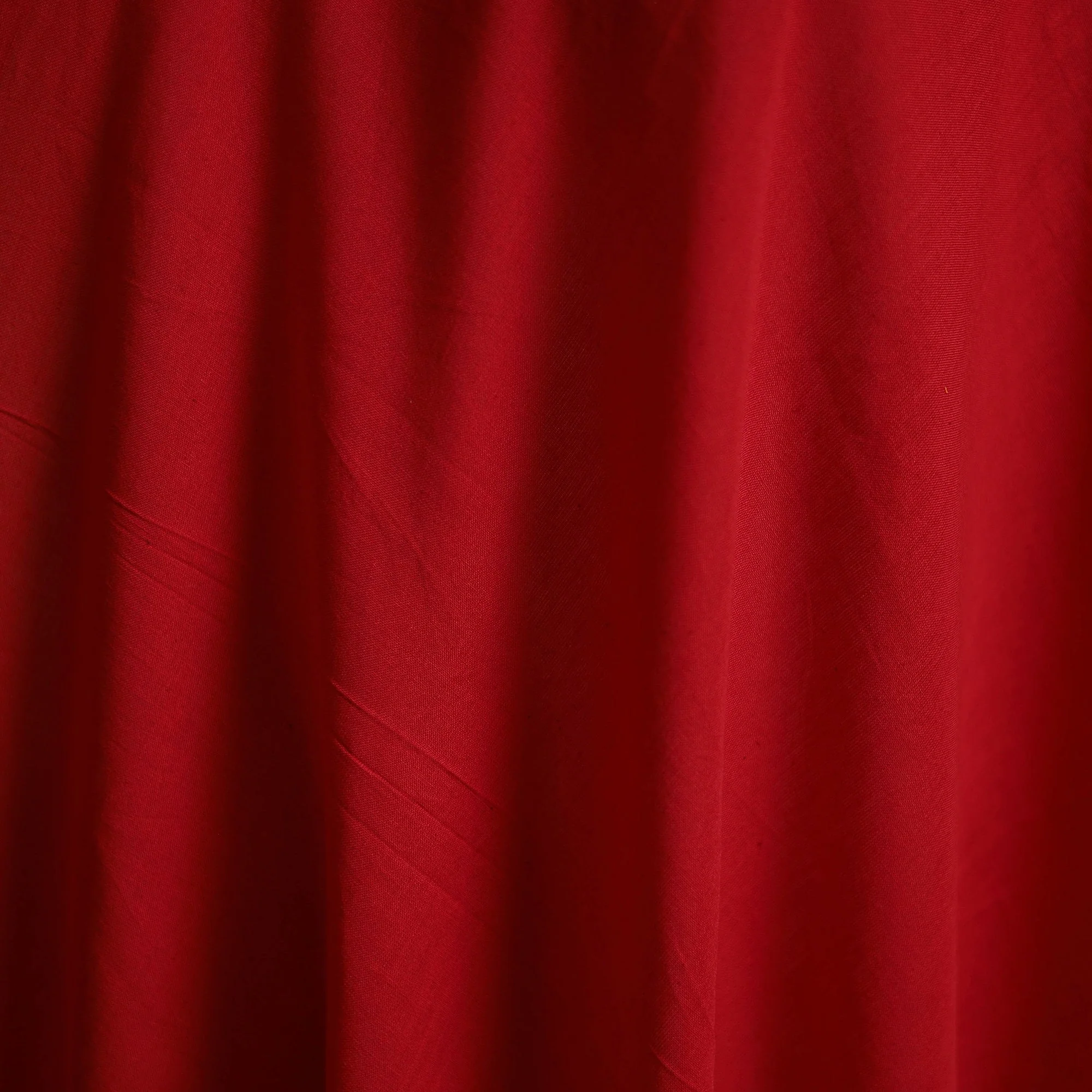Red - Plain Cotton Fabric 18 - Image 3