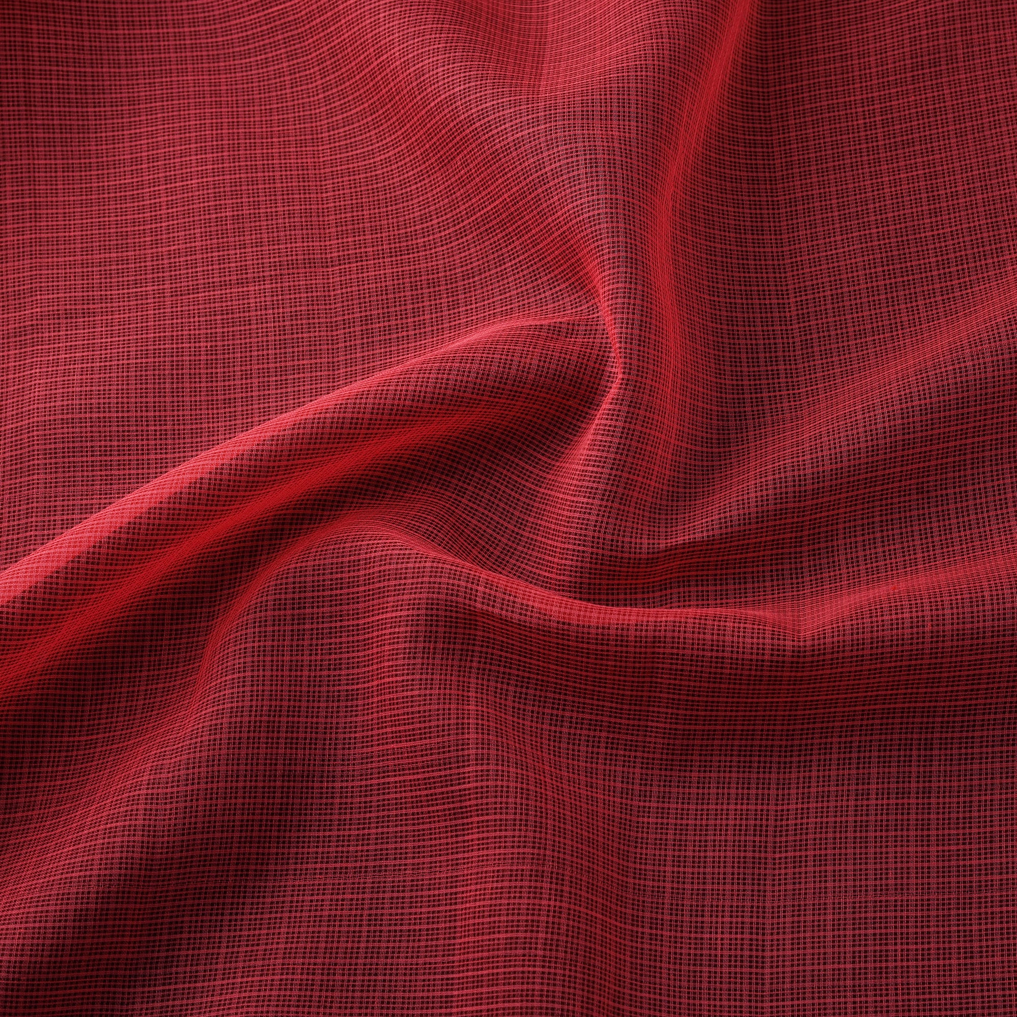 Pink - Plain Kota Doria Cotton Fabric 03 - Image 3