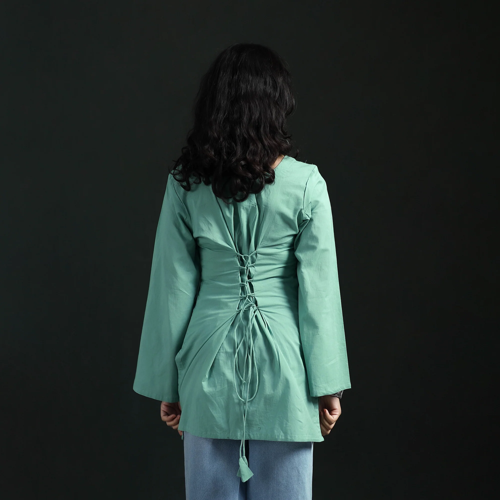 Plain Cotton Short Kurta for Women 17 - Image 5