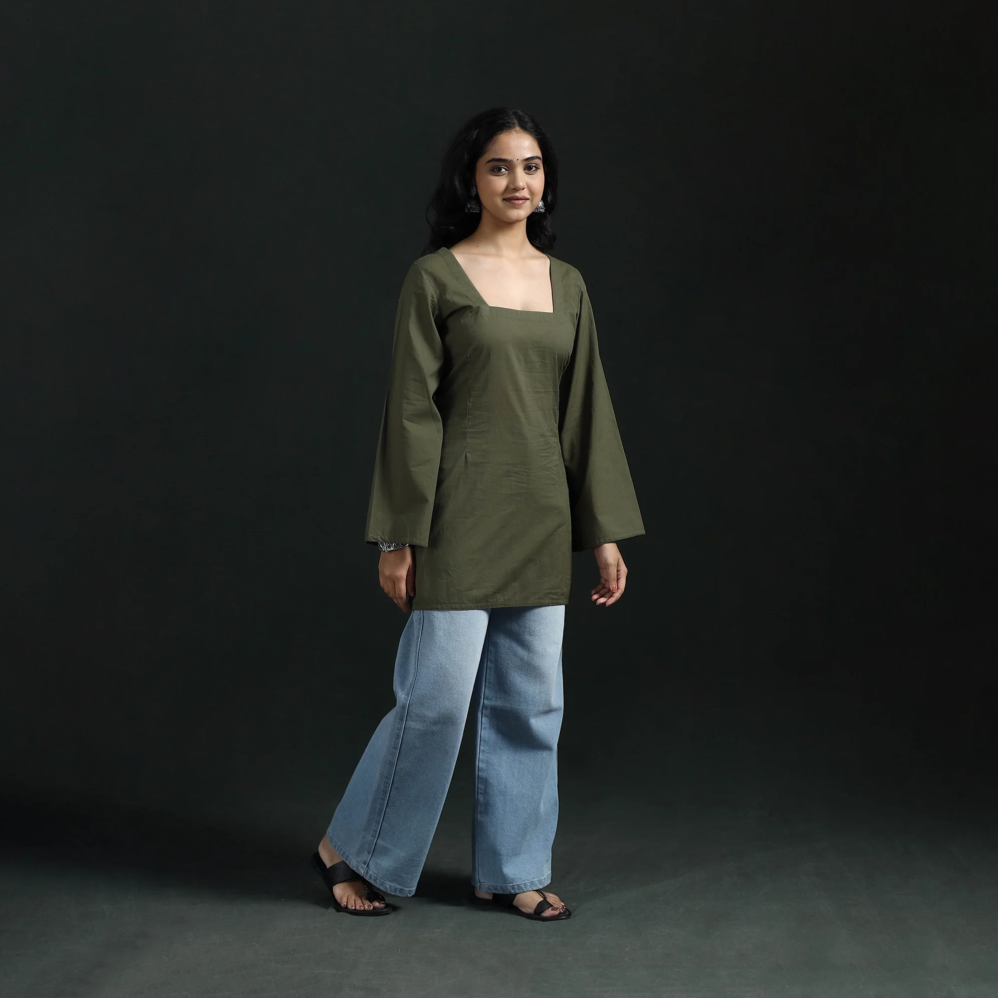 Plain Cotton Short Kurta for Women 20 - Image 2
