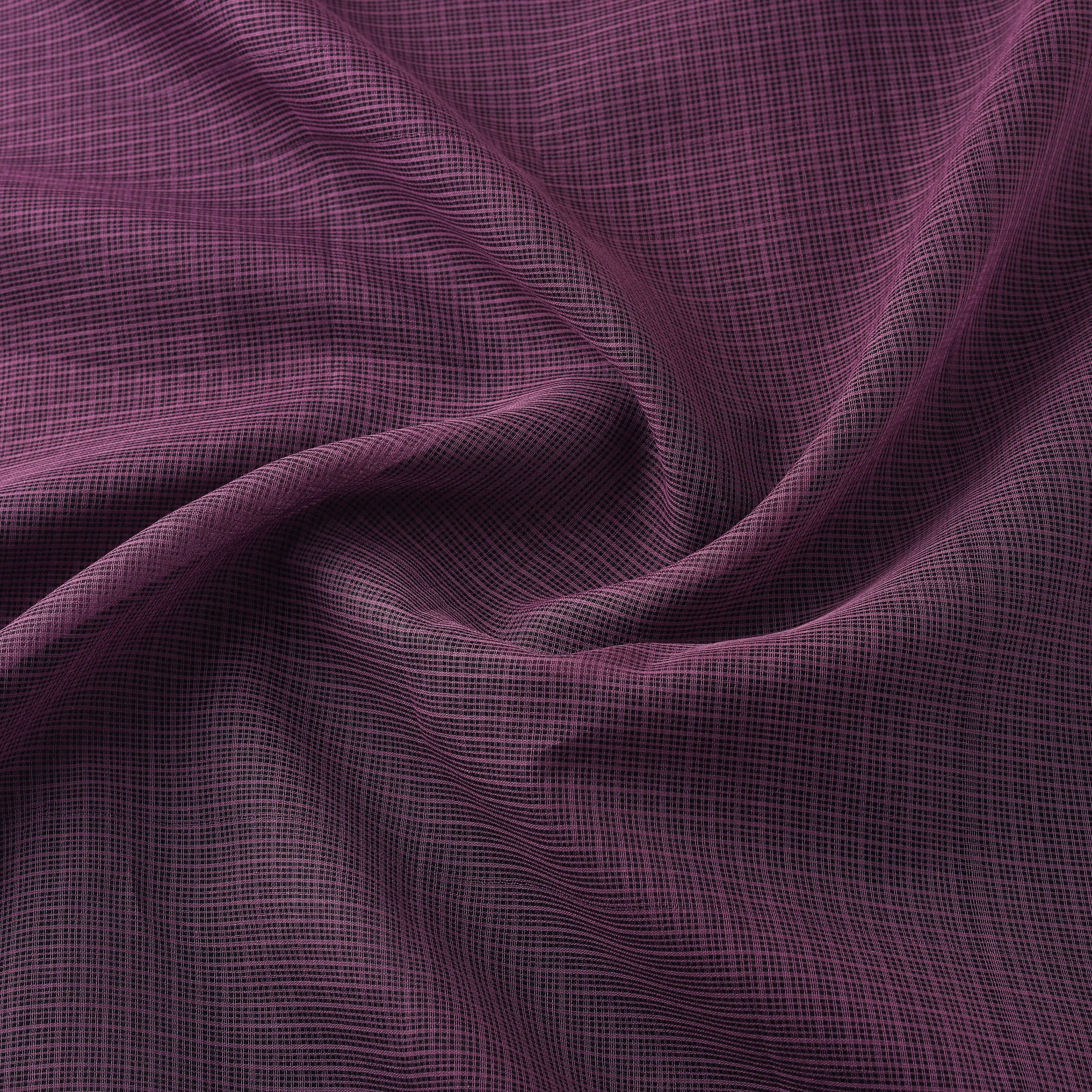 Purple - Plain Kota Doria Cotton Fabric 15 - Image 3