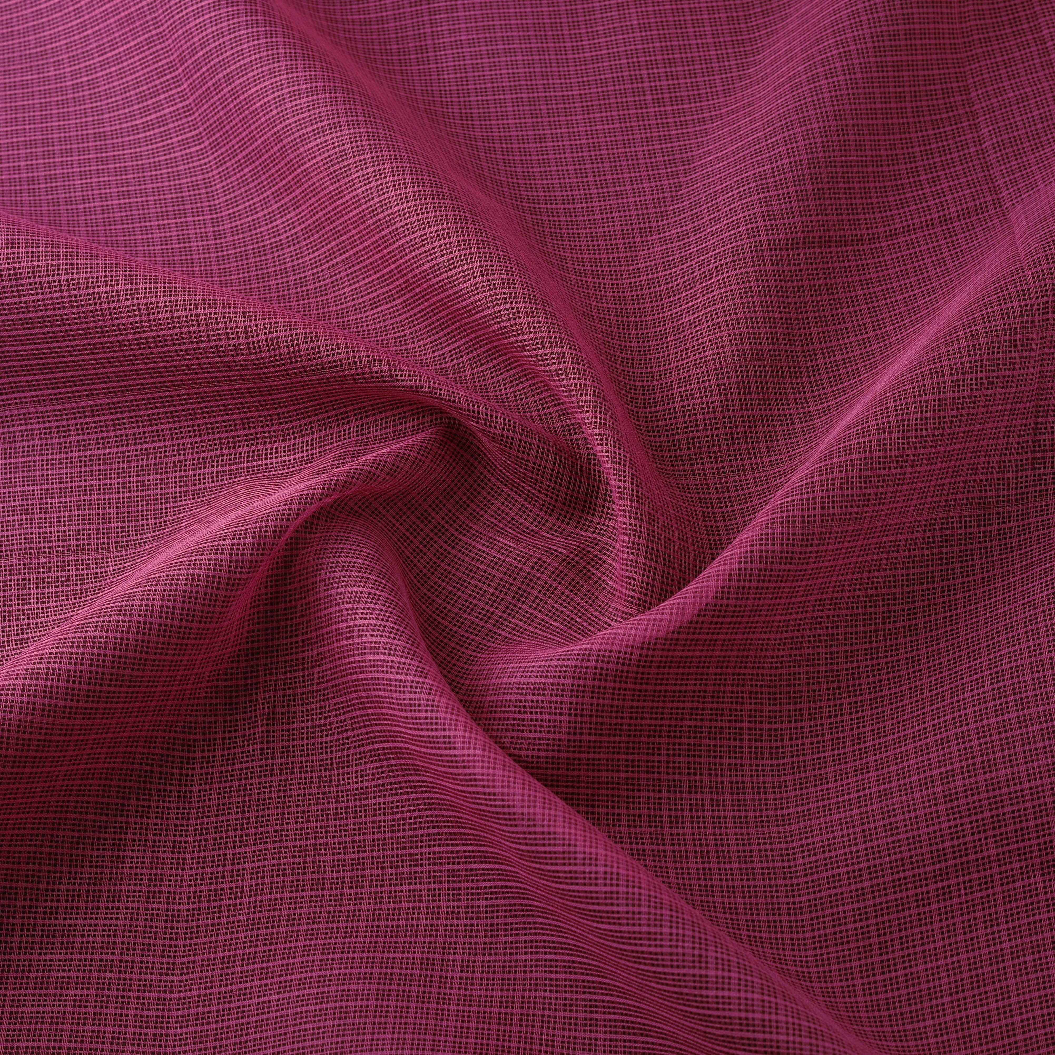 Pink - Plain Kota Doria Cotton Fabric 17 - Image 3