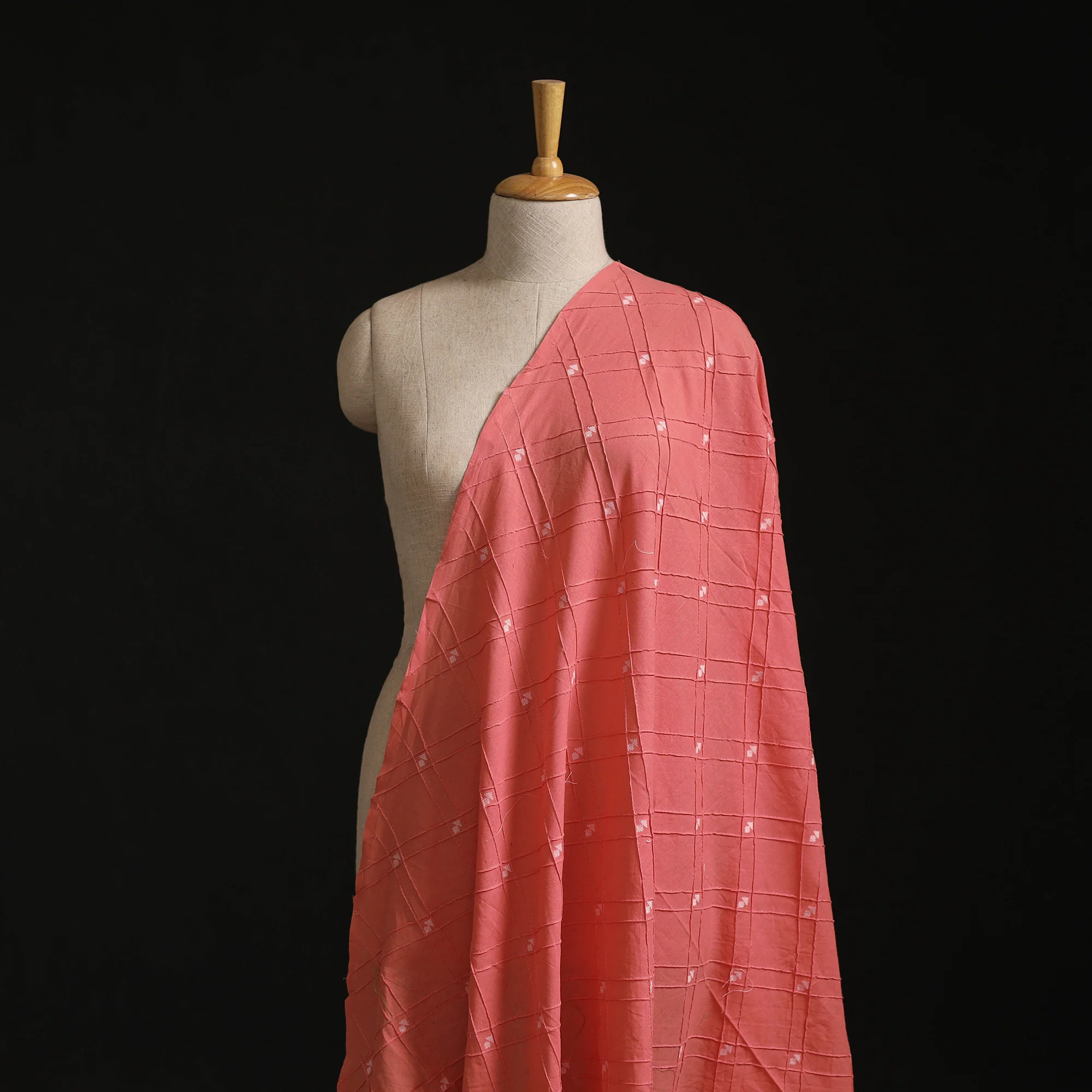 Prewashed Cotton Jacquard Buti Fabric 30