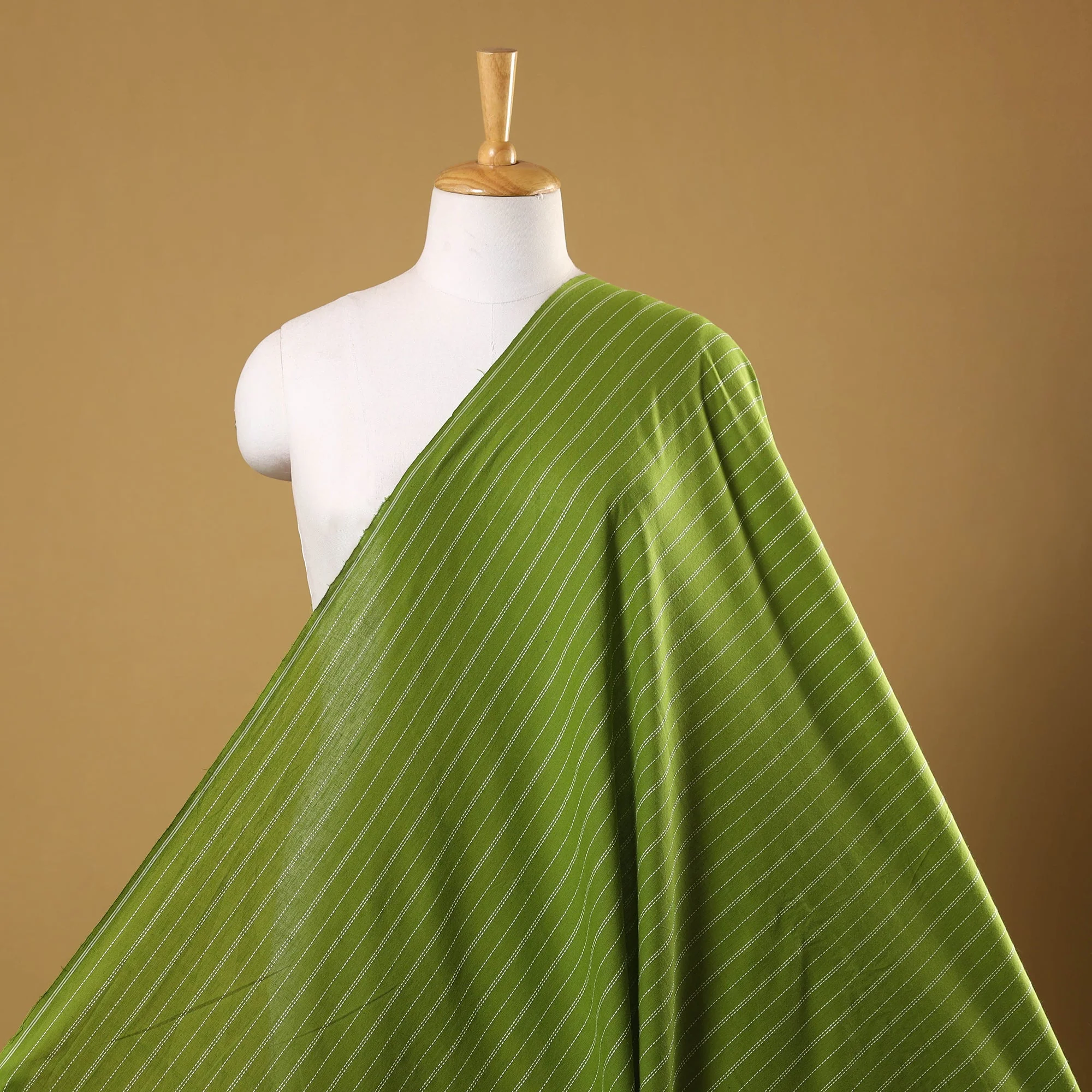 Green - Prewashed Cotton Jacquard Fabric 07