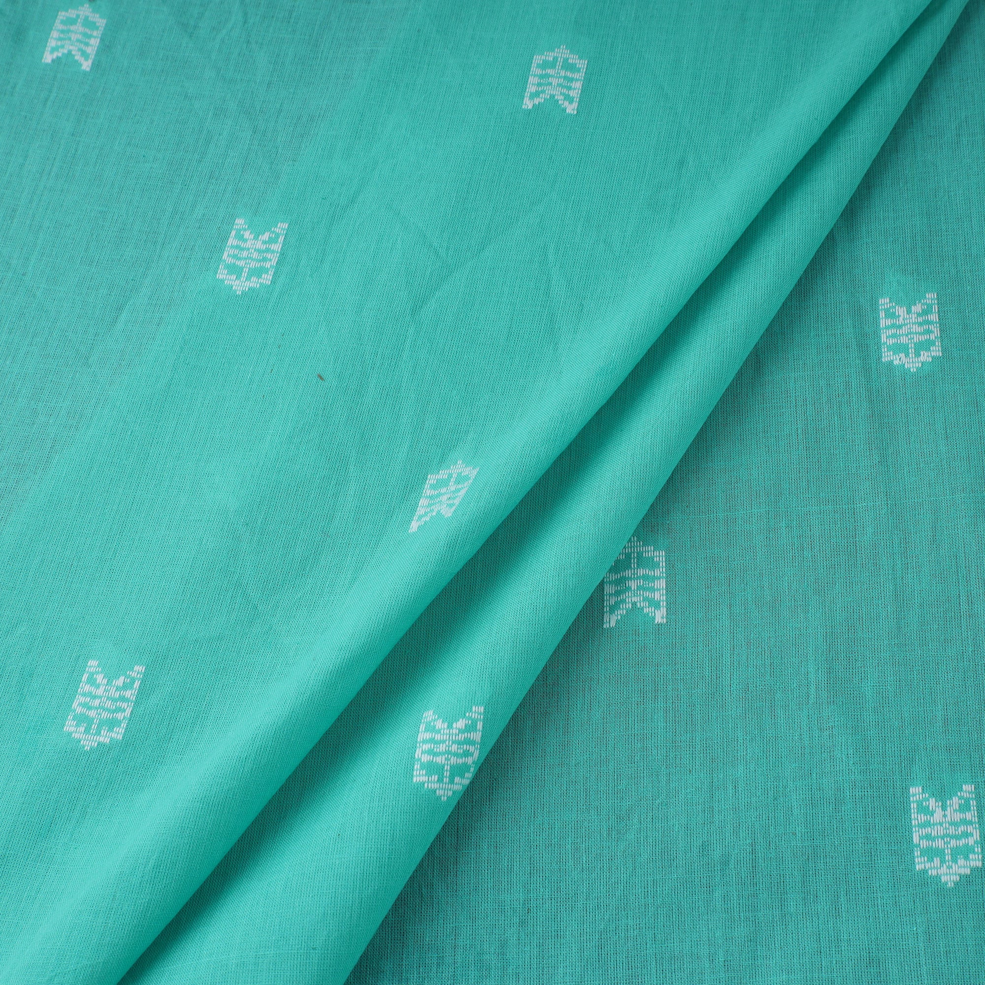 Green - Prewashed Cotton Jacquard Fabric 09 - Image 2