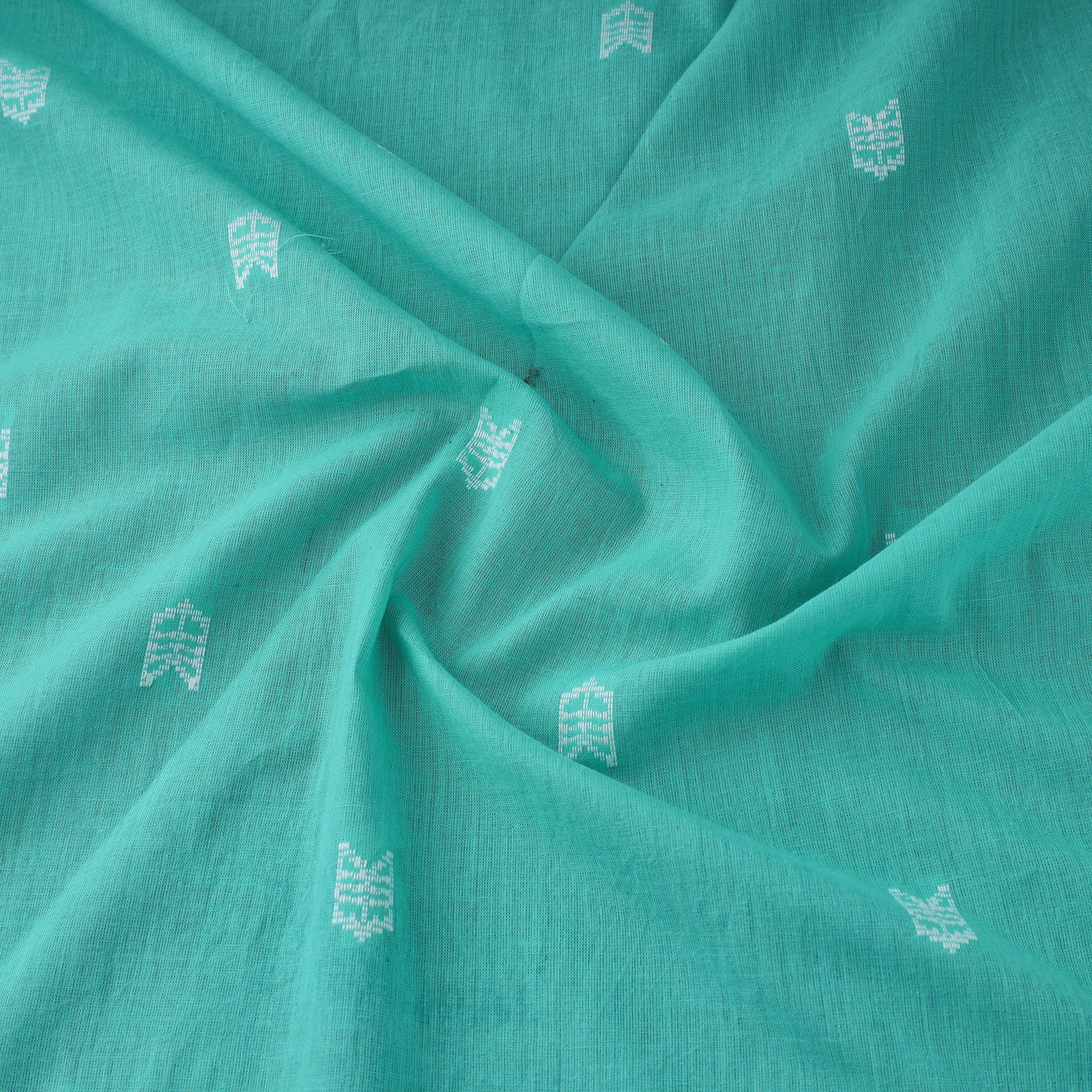 Green - Prewashed Cotton Jacquard Fabric 09 - Image 3