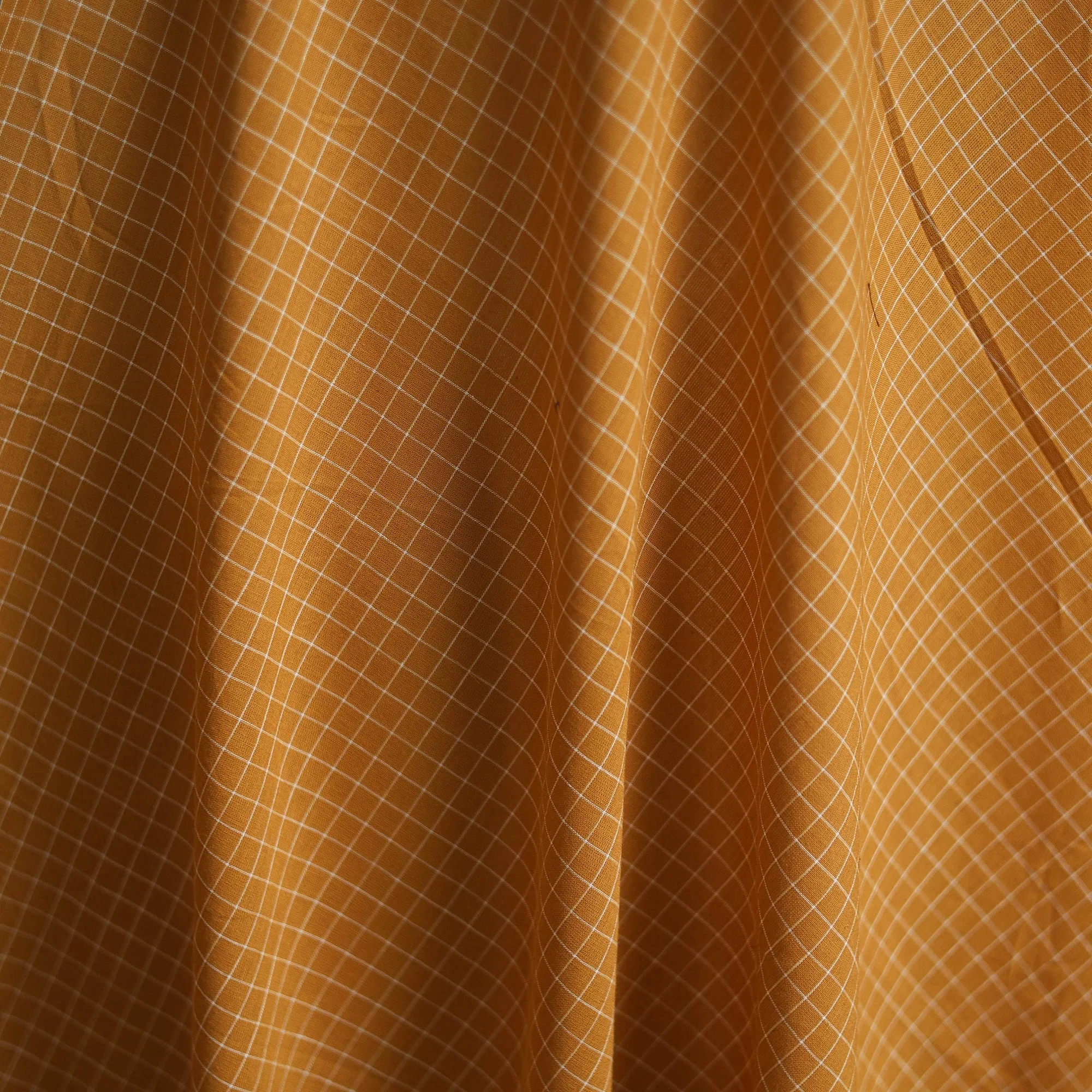 Yellow - Prewashed Cotton Jacquard Fabric 20 - Image 3