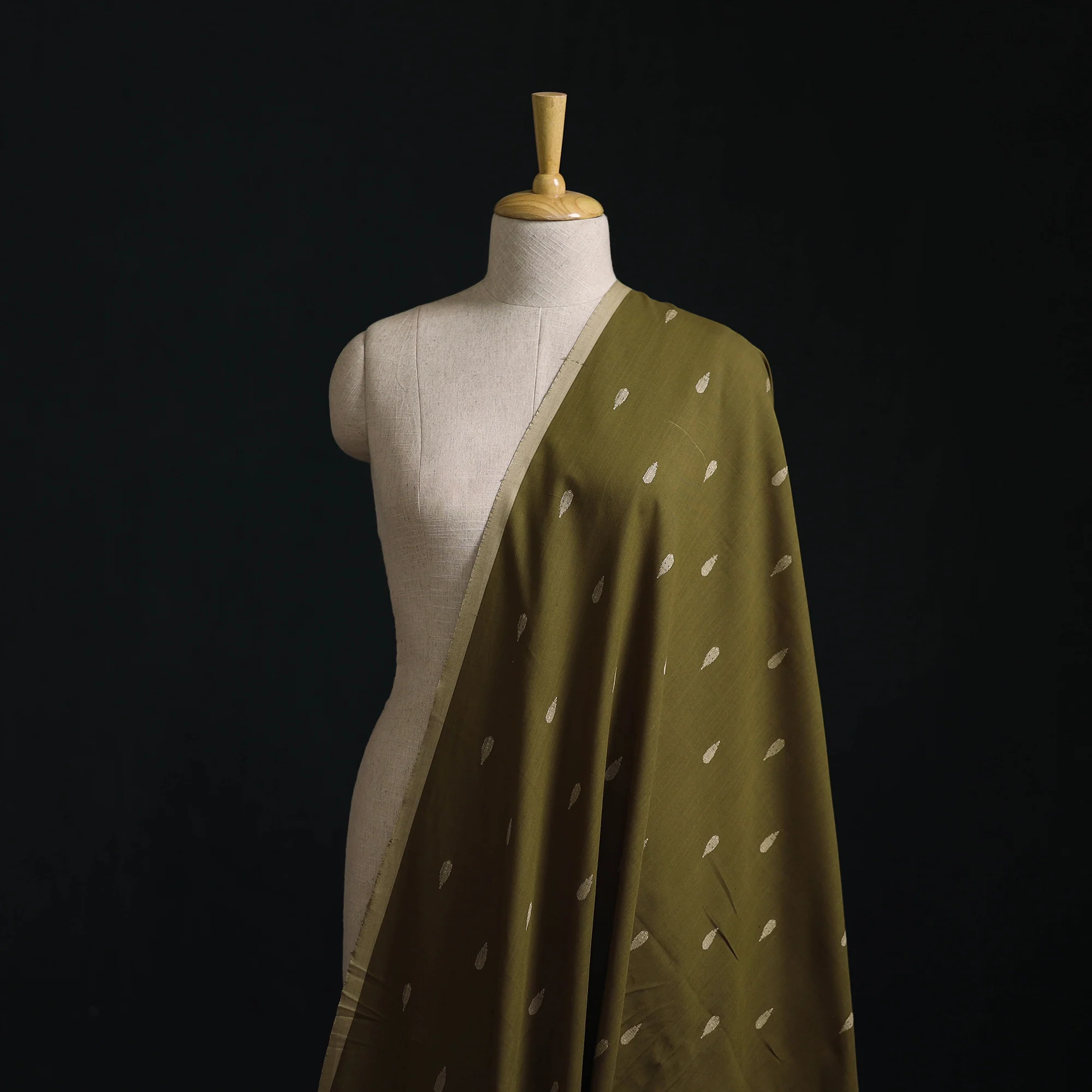 Green - Prewashed Cotton Jacquard Fabric 20