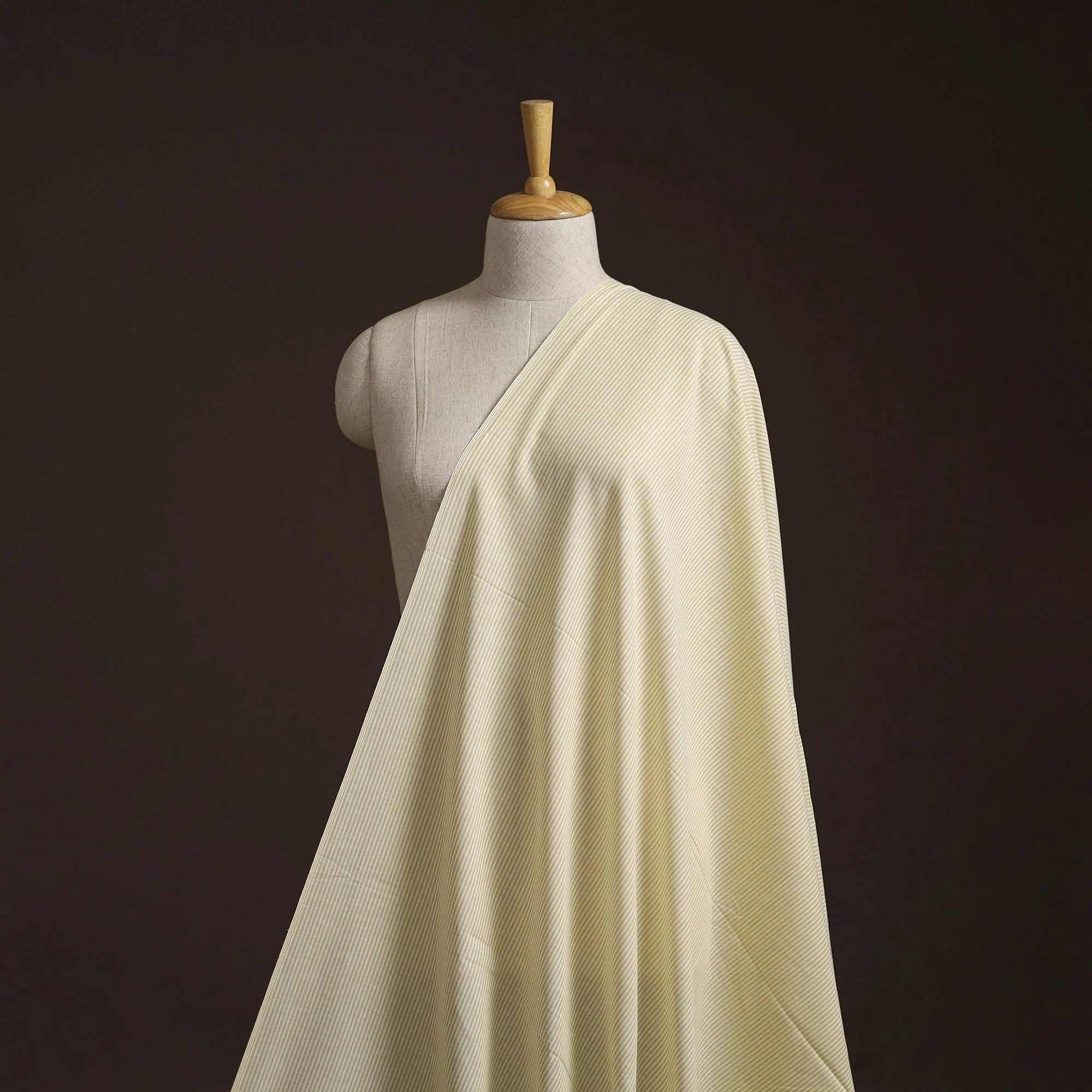 Yellow - Prewashed Cotton Jacquard Fabric 37