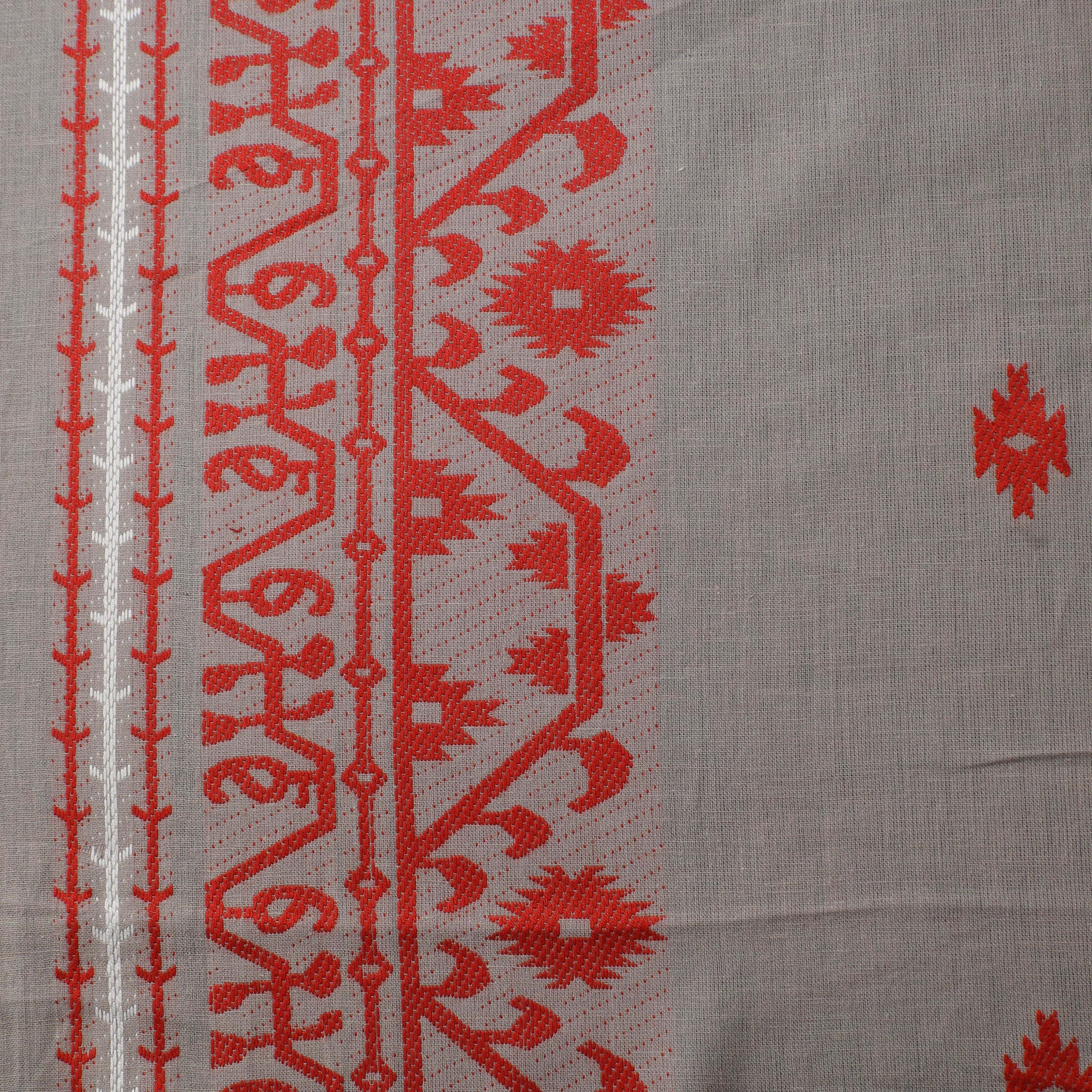 Beige - Prewashed Cotton Jacquard Fabric 38 - Image 4