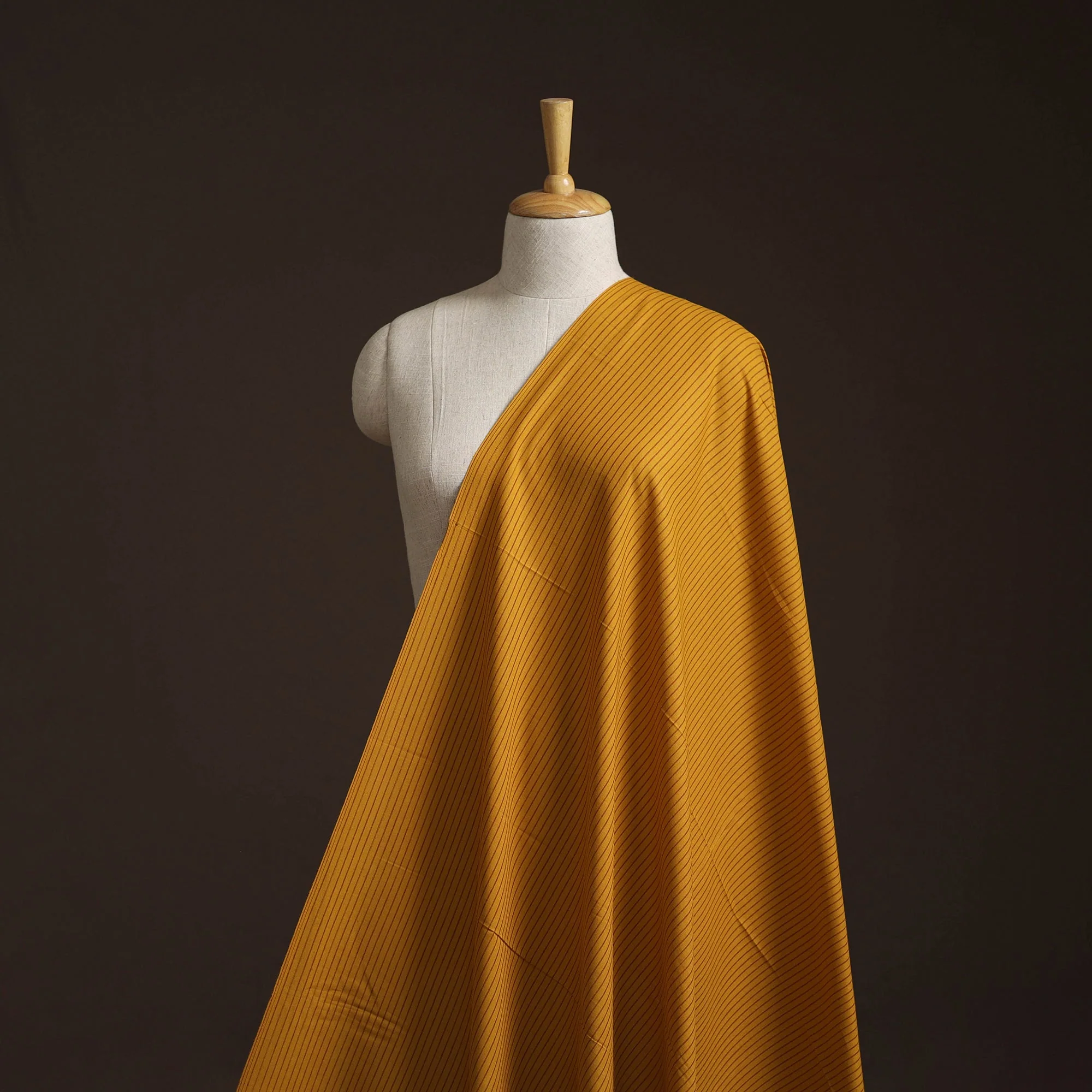 Yellow - Prewashed Cotton Jacquard Fabric 41
