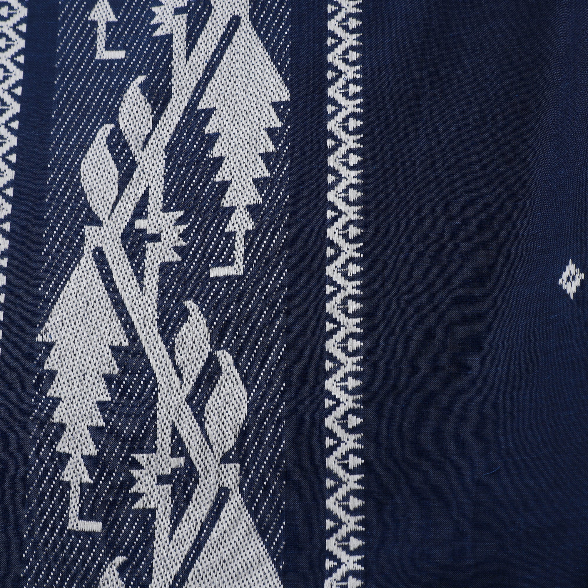 Blue - Prewashed Cotton Jacquard Fabric 41 - Image 4