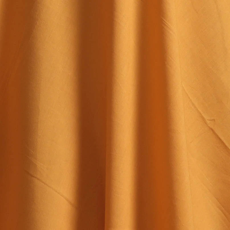 Yellow - Prewashed Cotton Plain Fabric 02 - Image 3