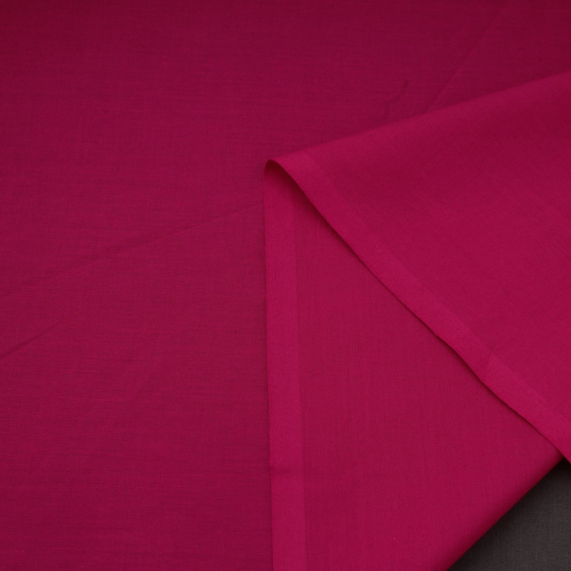 Pink - Prewashed Cotton Plain Fabric 23 - Image 4
