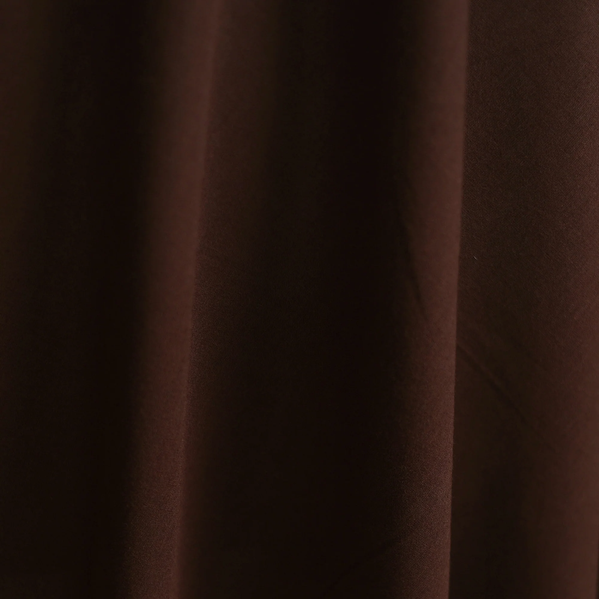 Brown - Prewashed Cotton Plain Fabric 27 - Image 3
