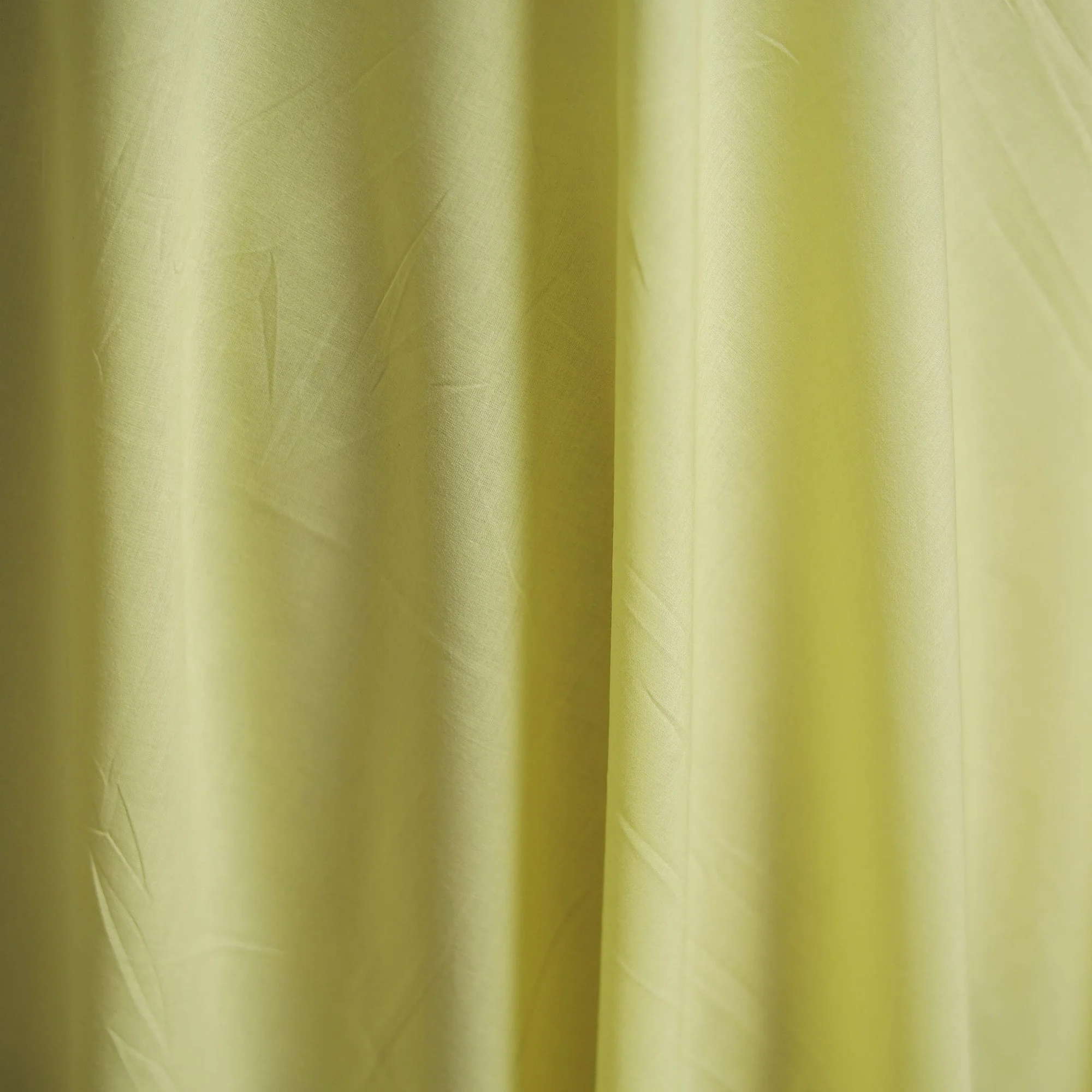 Yellow - Prewashed Cotton Plain Fabric 32 - Image 3