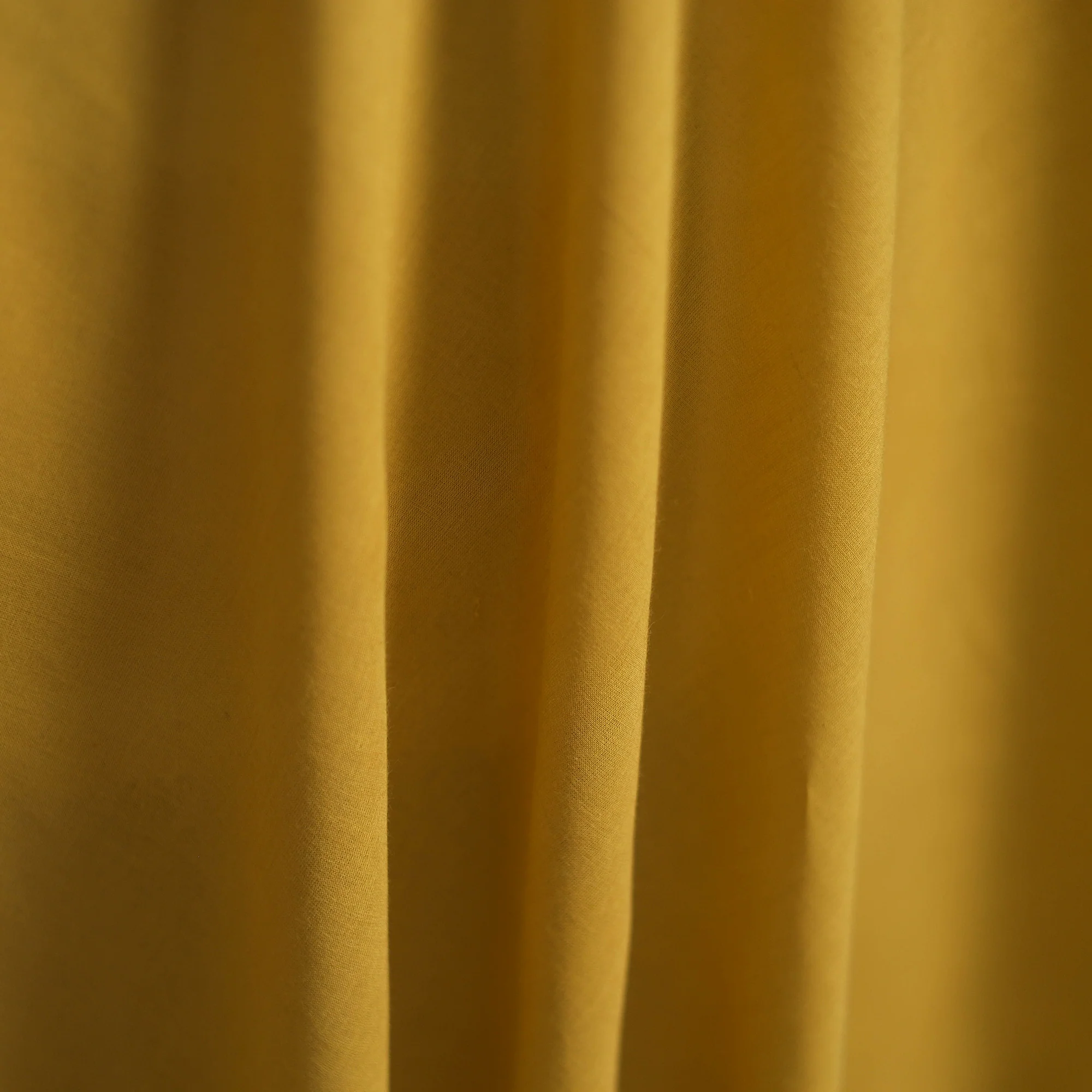 Yellow - Prewashed Cotton Plain Fabric 33 - Image 3