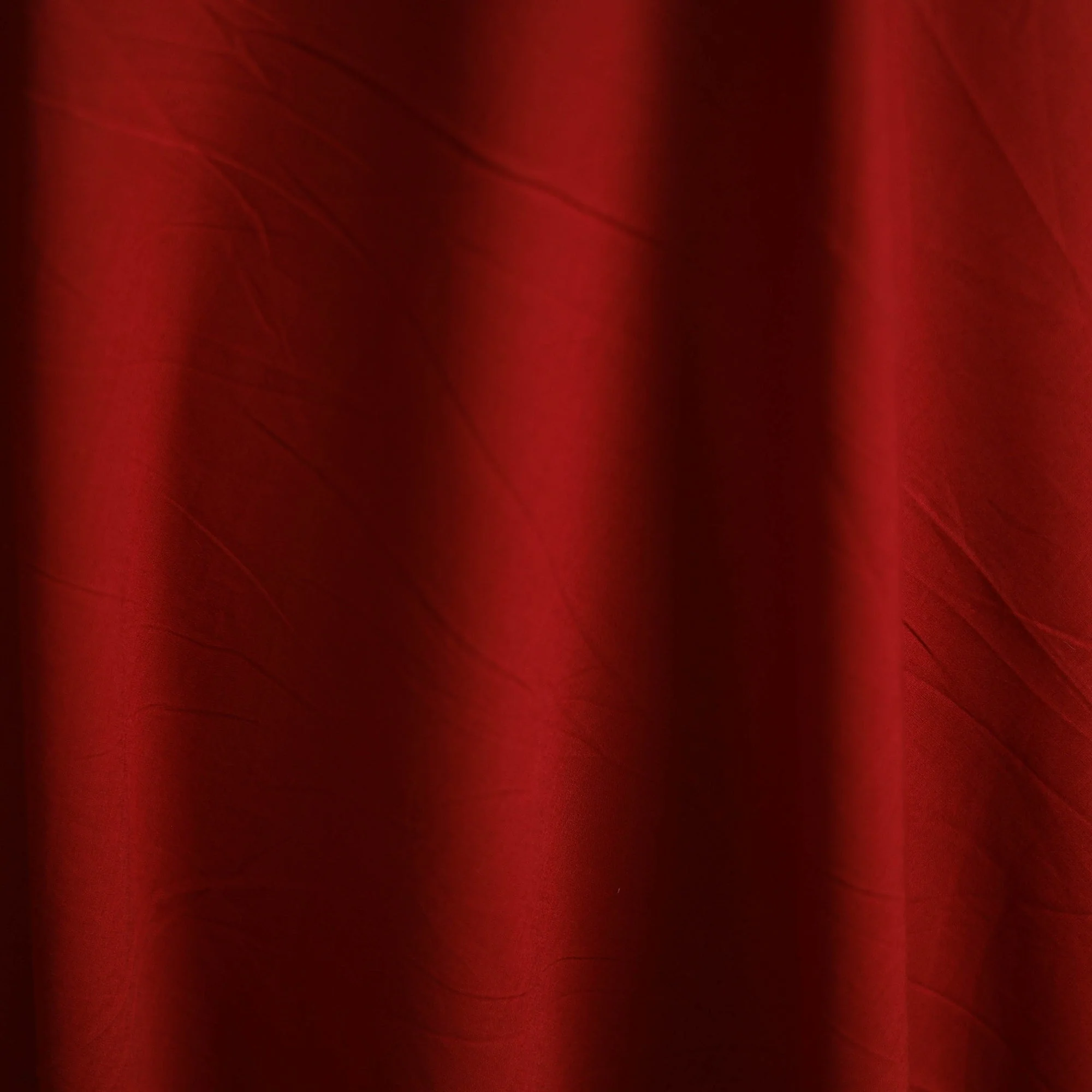 Red - Prewashed Cotton Plain Fabric 38 - Image 3