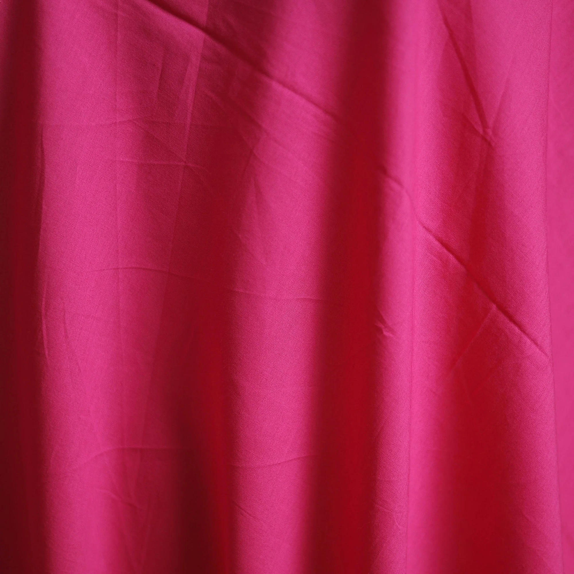 Pink - Prewashed Cotton Plain Fabric 39 - Image 3