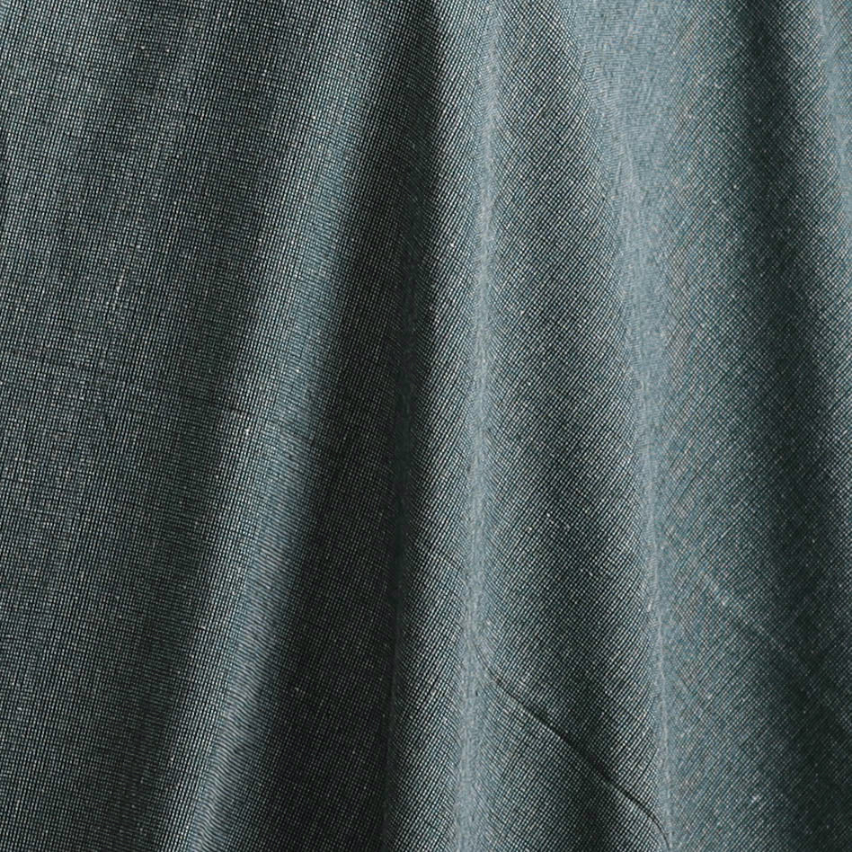Grey - Prewashed Fine Cotton Handloom Plain Fabric 13 - Image 3