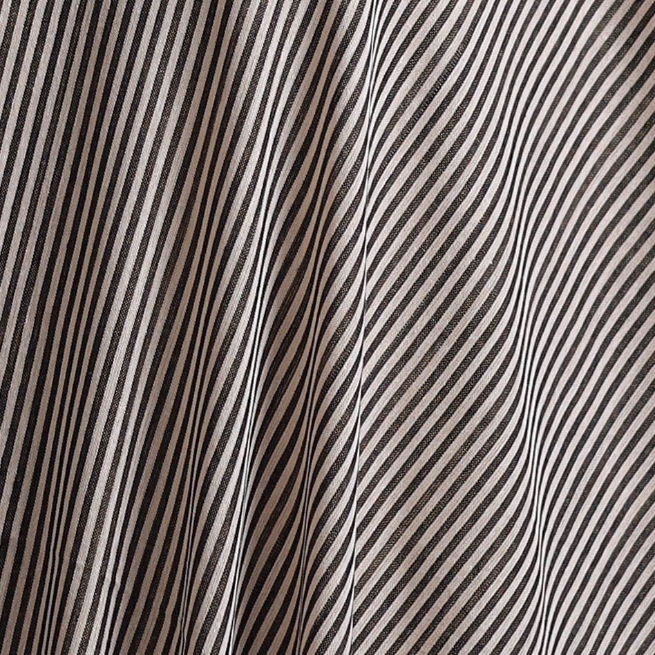 Brown - Prewashed Fine Cotton Handloom Plain Fabric 20 - Image 3