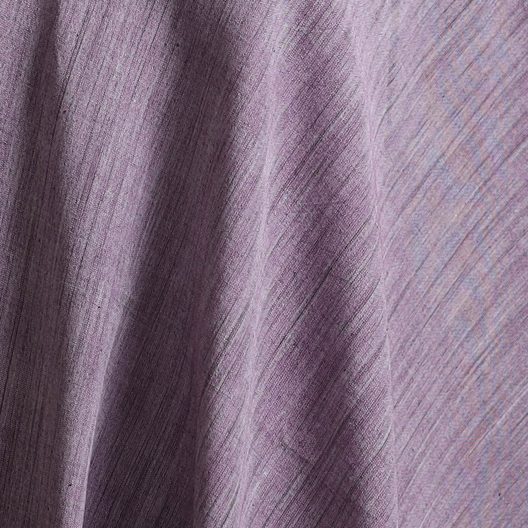 Purple - Prewashed Fine Cotton Handloom Plain Fabric 32 - Image 3