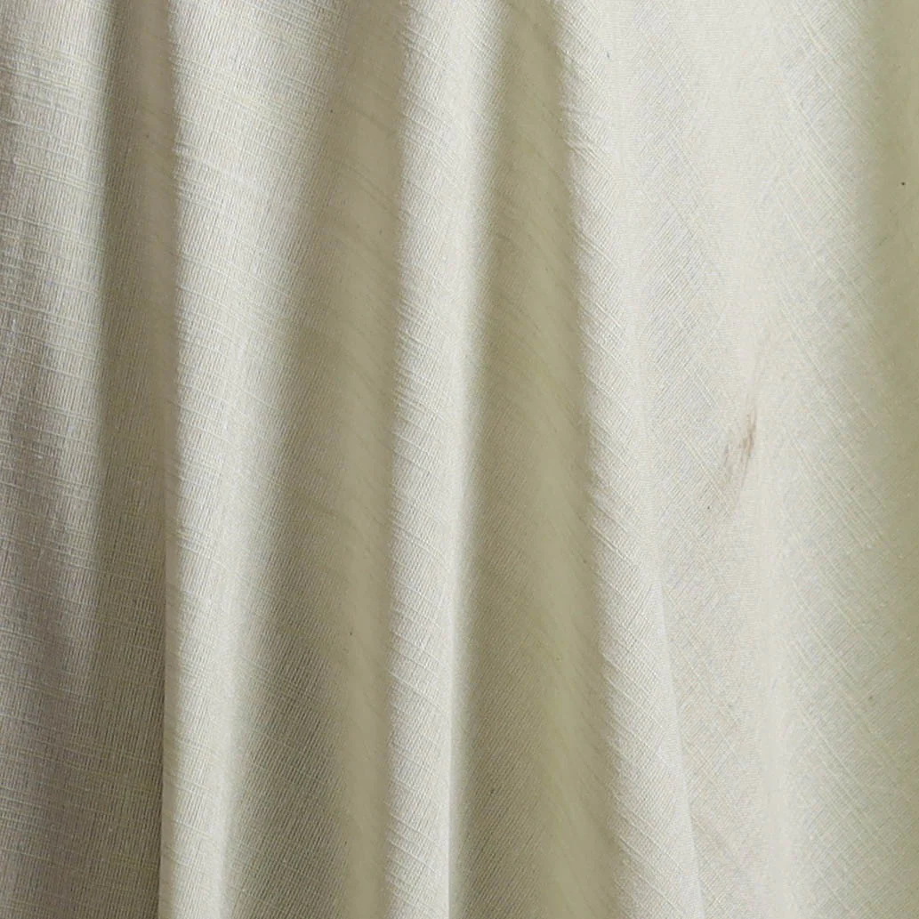 Beige - Prewashed Fine Cotton Handloom Plain Fabric 33 - Image 3