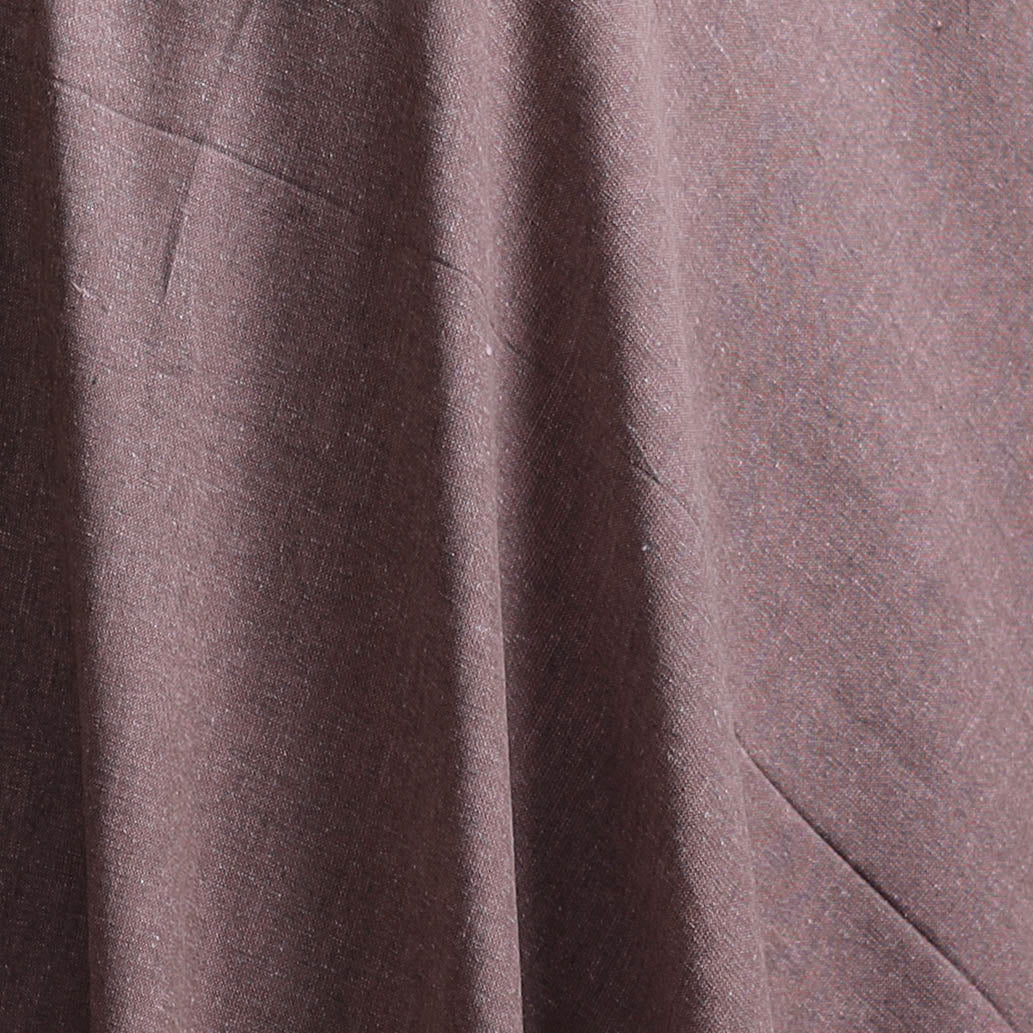 Purple - Prewashed Fine Cotton Handloom Plain Fabric 39 - Image 3